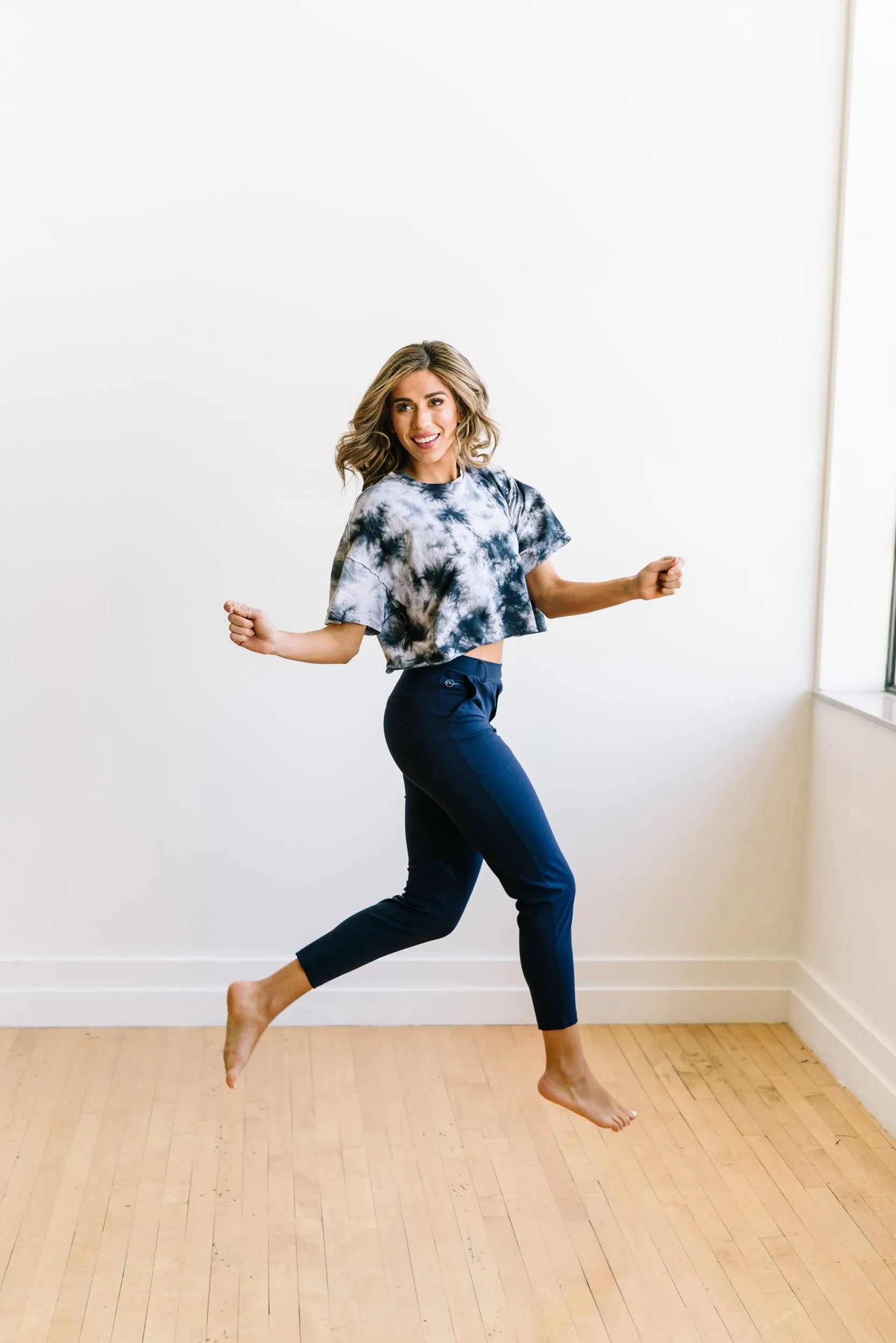 Work Hard Play Hard Trousers - Navy | MT LUXE sold by Maven Thread product image thumbnail 5