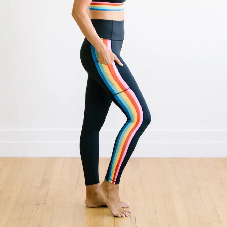 Inspire Leggings - Rainbow | MT SPORT sold by Maven Thread
