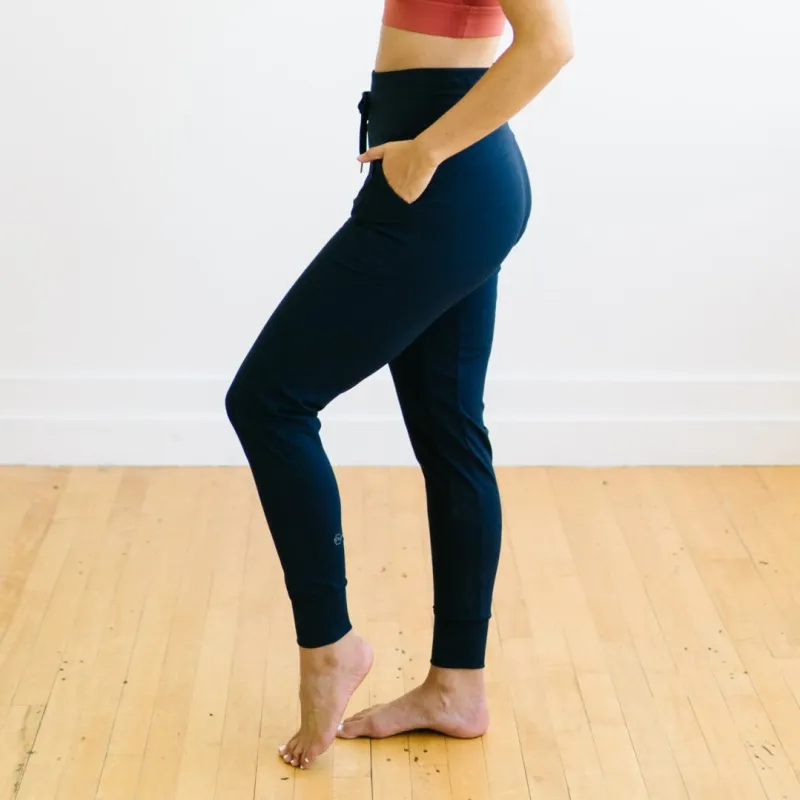 Warmup Joggers - Navy | MT LUXE sold by Maven Thread