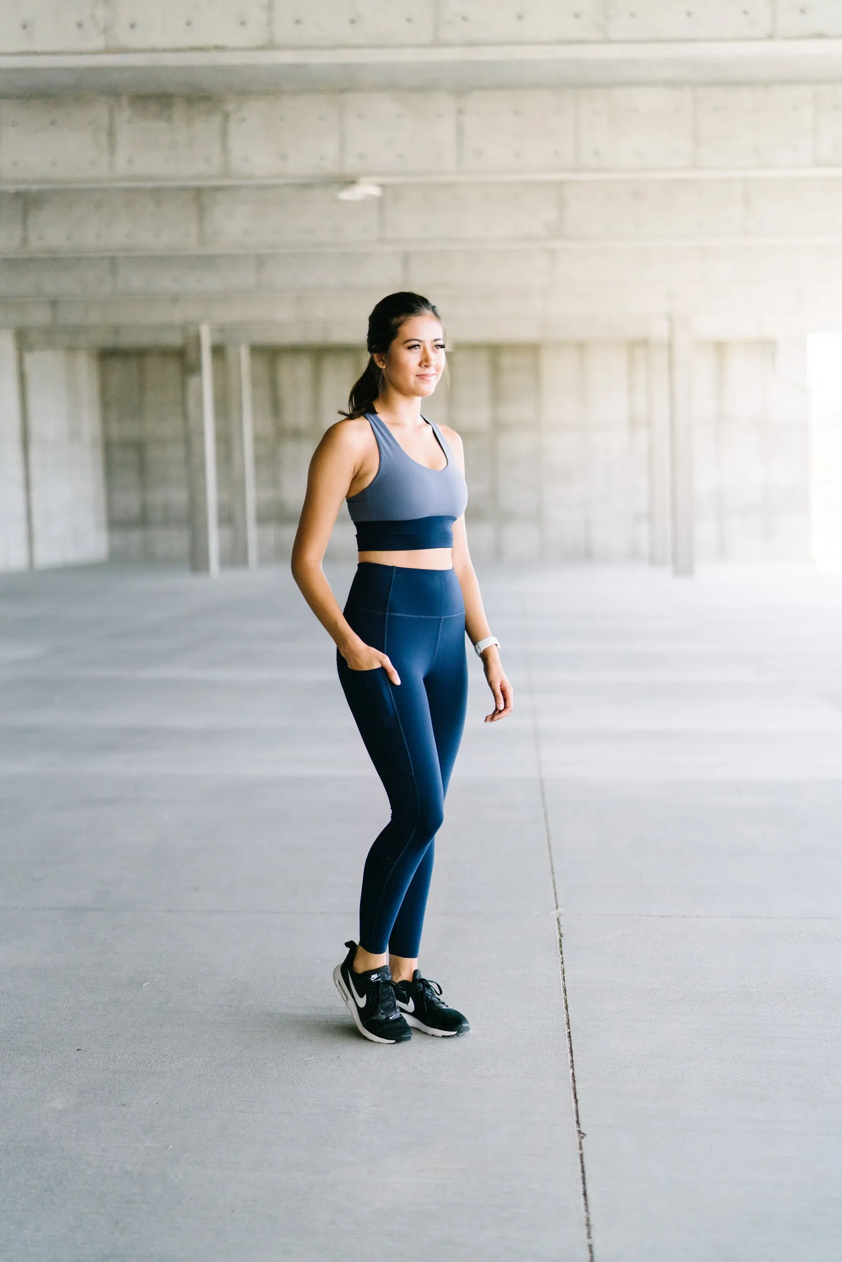 Focus Leggings - Navy | MT LUXE sold by Maven Thread product image thumbnail 5