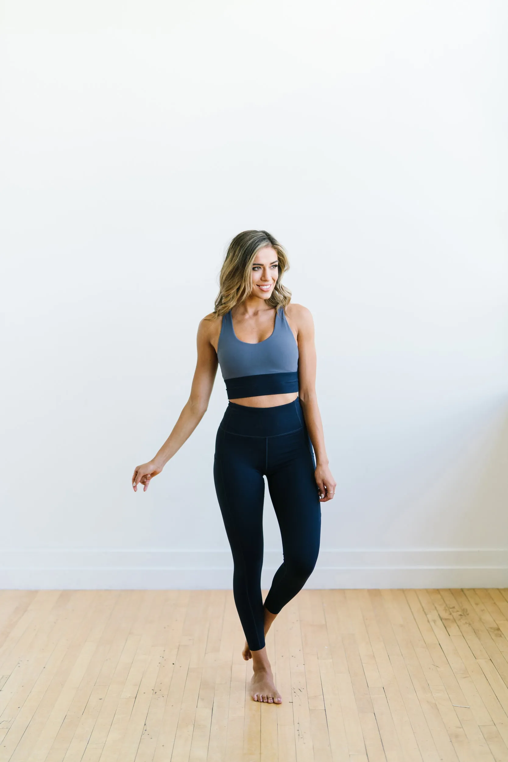 Focus Leggings - Navy | MT LUXE sold by Maven Thread product image thumbnail 3