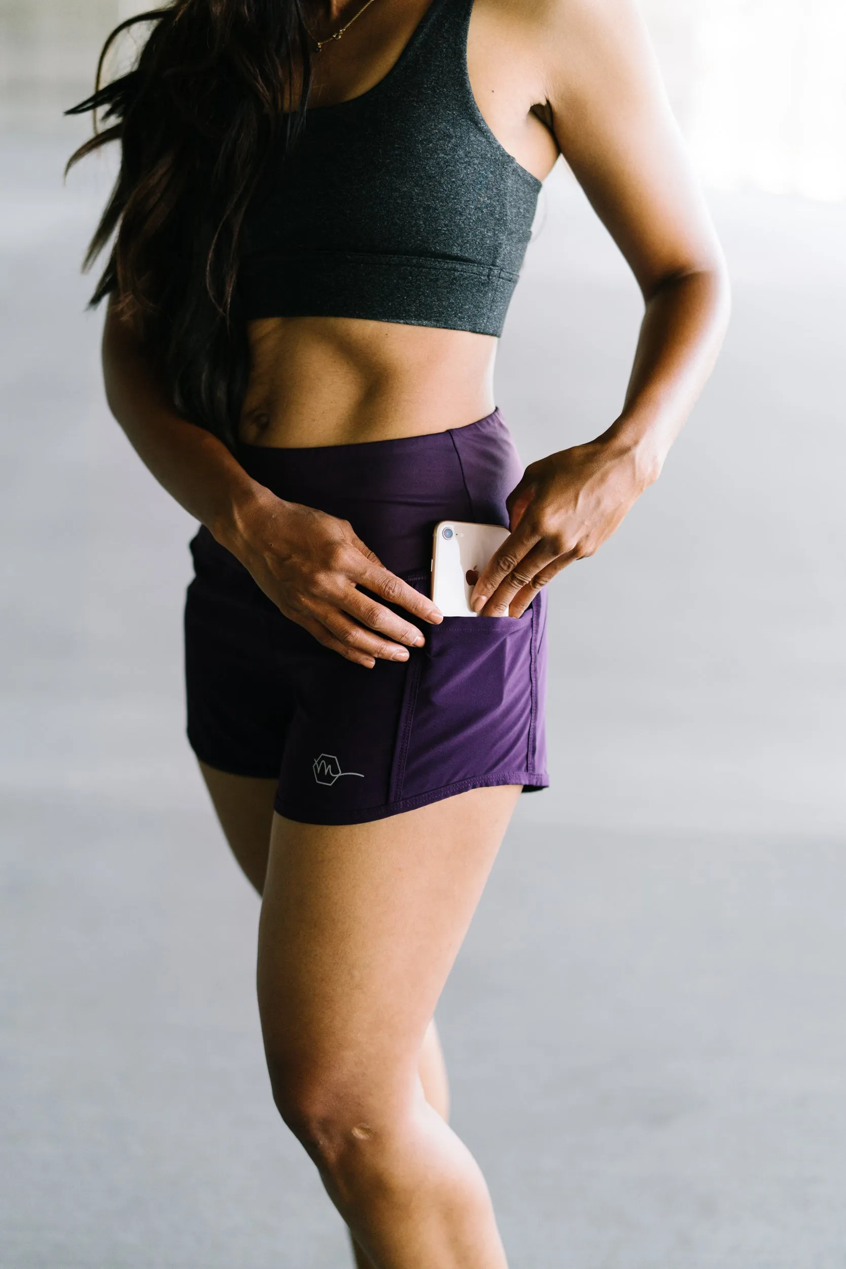 Elite Shorts - 3.5'' - Plum sold by Maven Thread product image thumbnail 2
