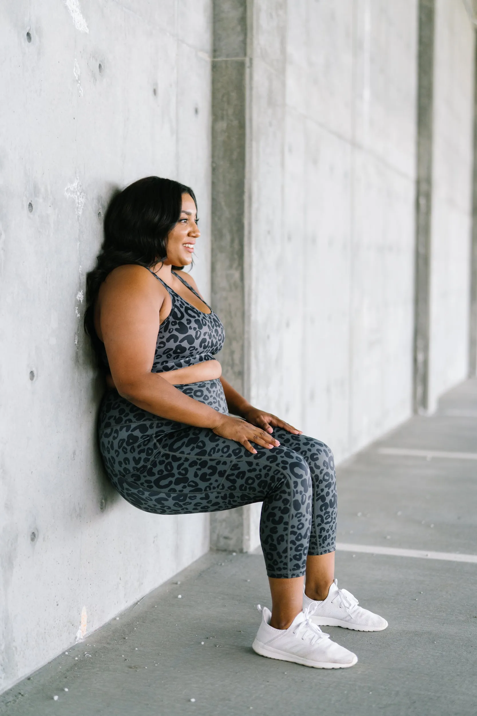 Capris - 20'' - Grey Leopard | MT SPORT sold by Maven Thread product image thumbnail 3