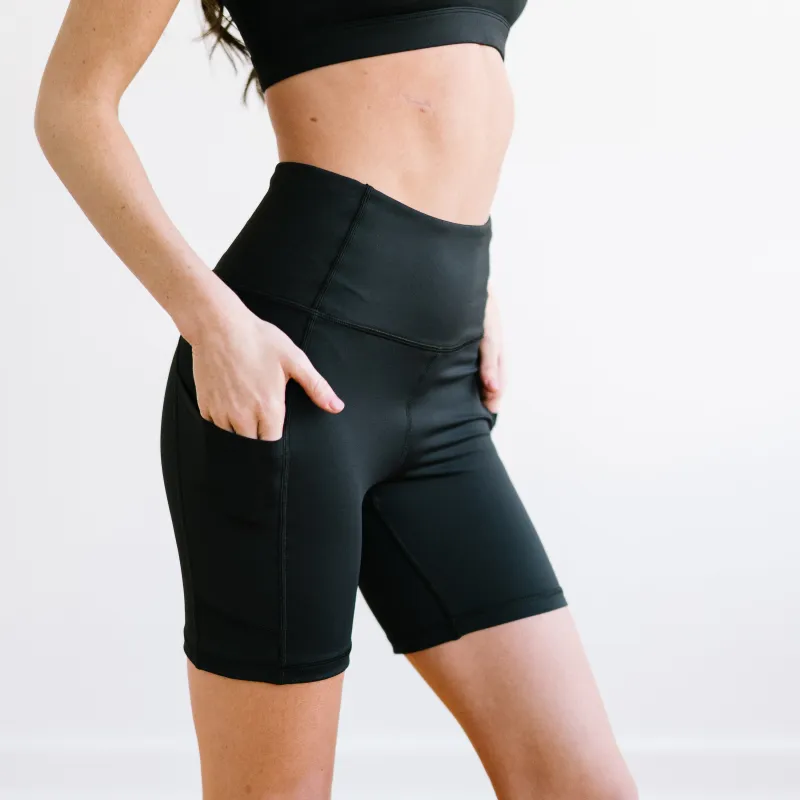 Biker Shorts - 6''- Black | MT SPORT sold by Maven Thread