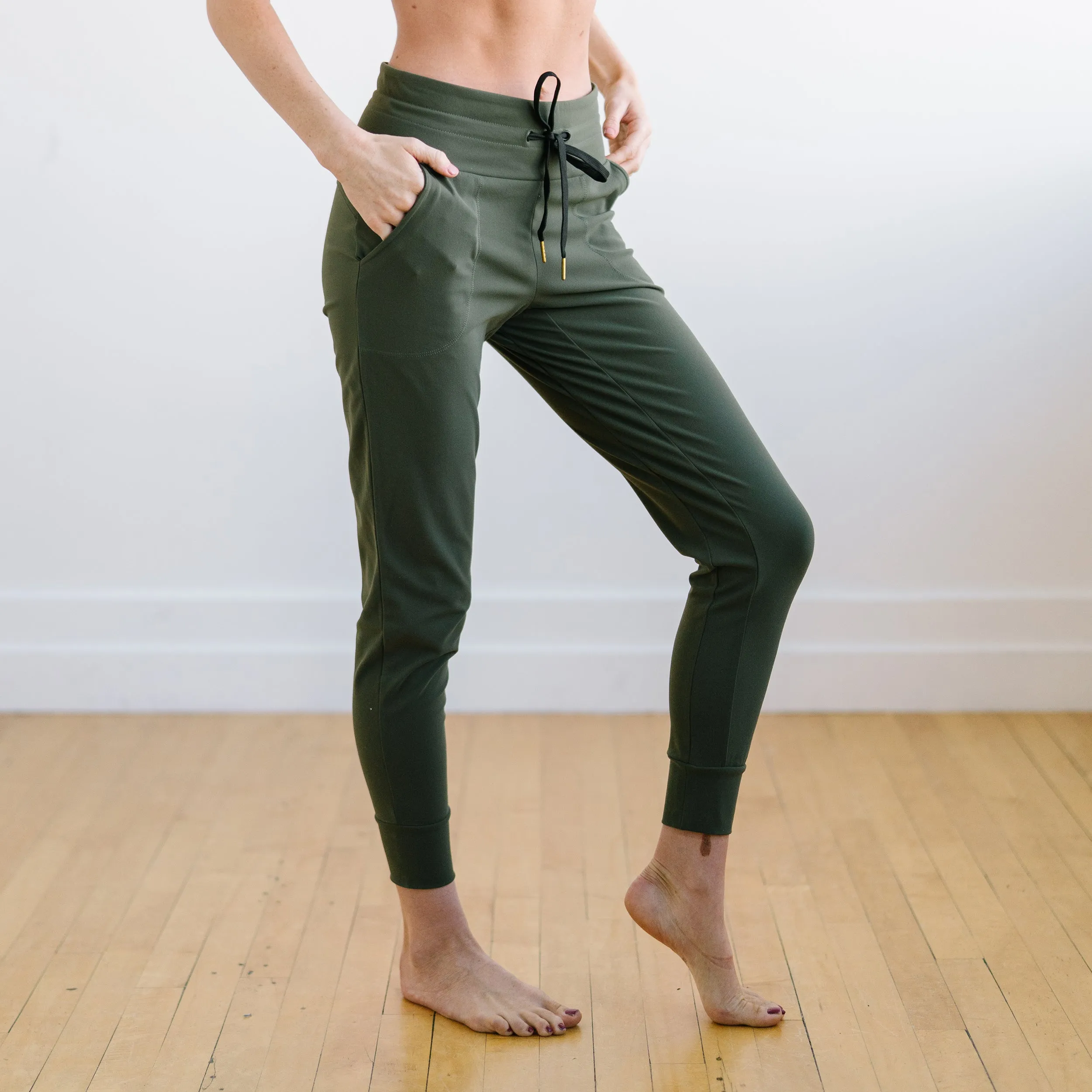 Warmup Joggers - Olive Green | MT LUXE sold by Maven Thread