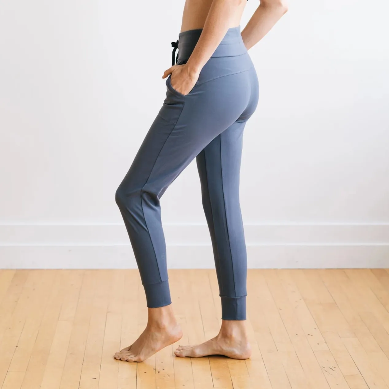 Warmup Joggers - Dusty Blue | MT LUXE sold by Maven Thread