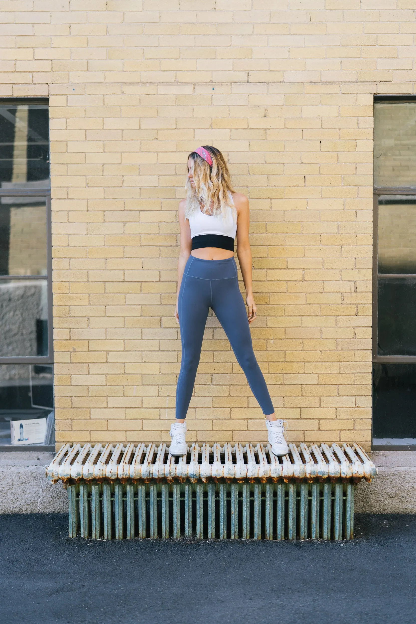 Focus Leggings - Dusty Blue | MT LUXE sold by Maven Thread product image thumbnail 3