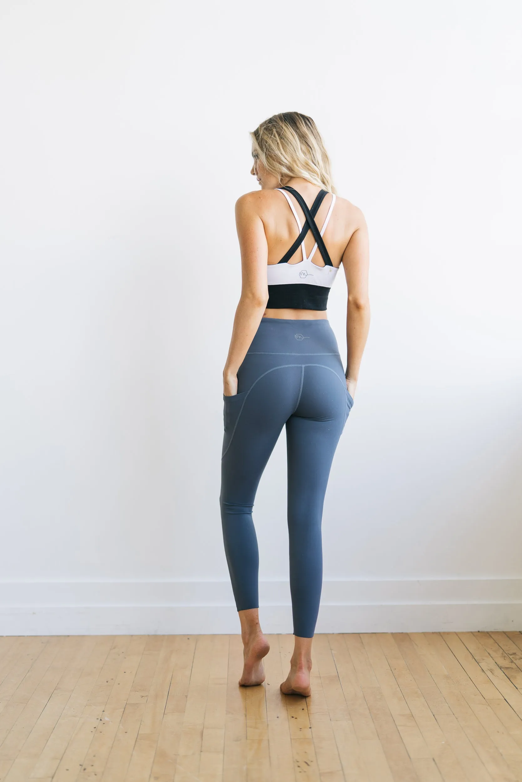 Focus Leggings - Dusty Blue | MT LUXE sold by Maven Thread product image thumbnail 2