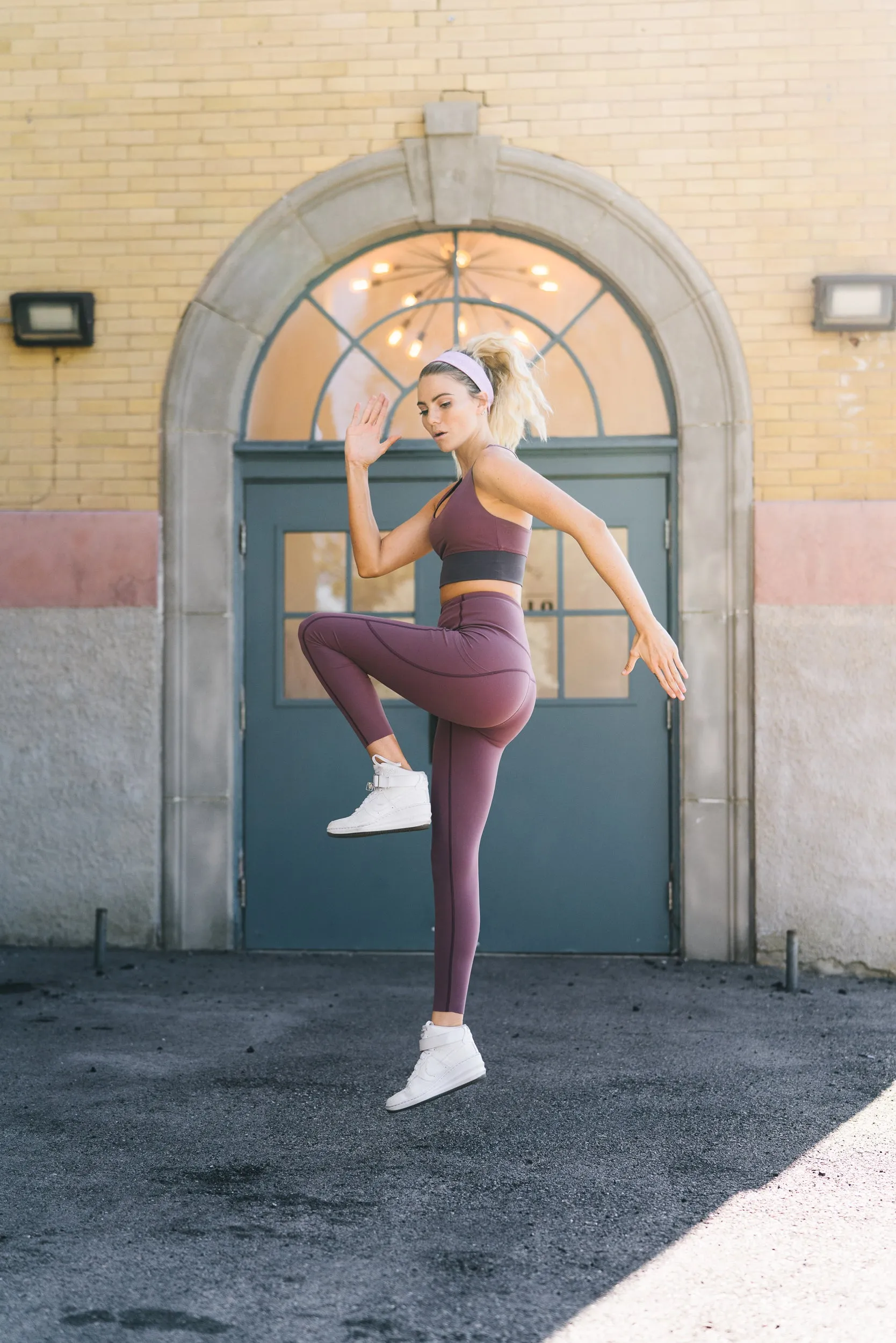 Focus Leggings - Muted Plum | MT LUXE sold by Maven Thread product image thumbnail 5