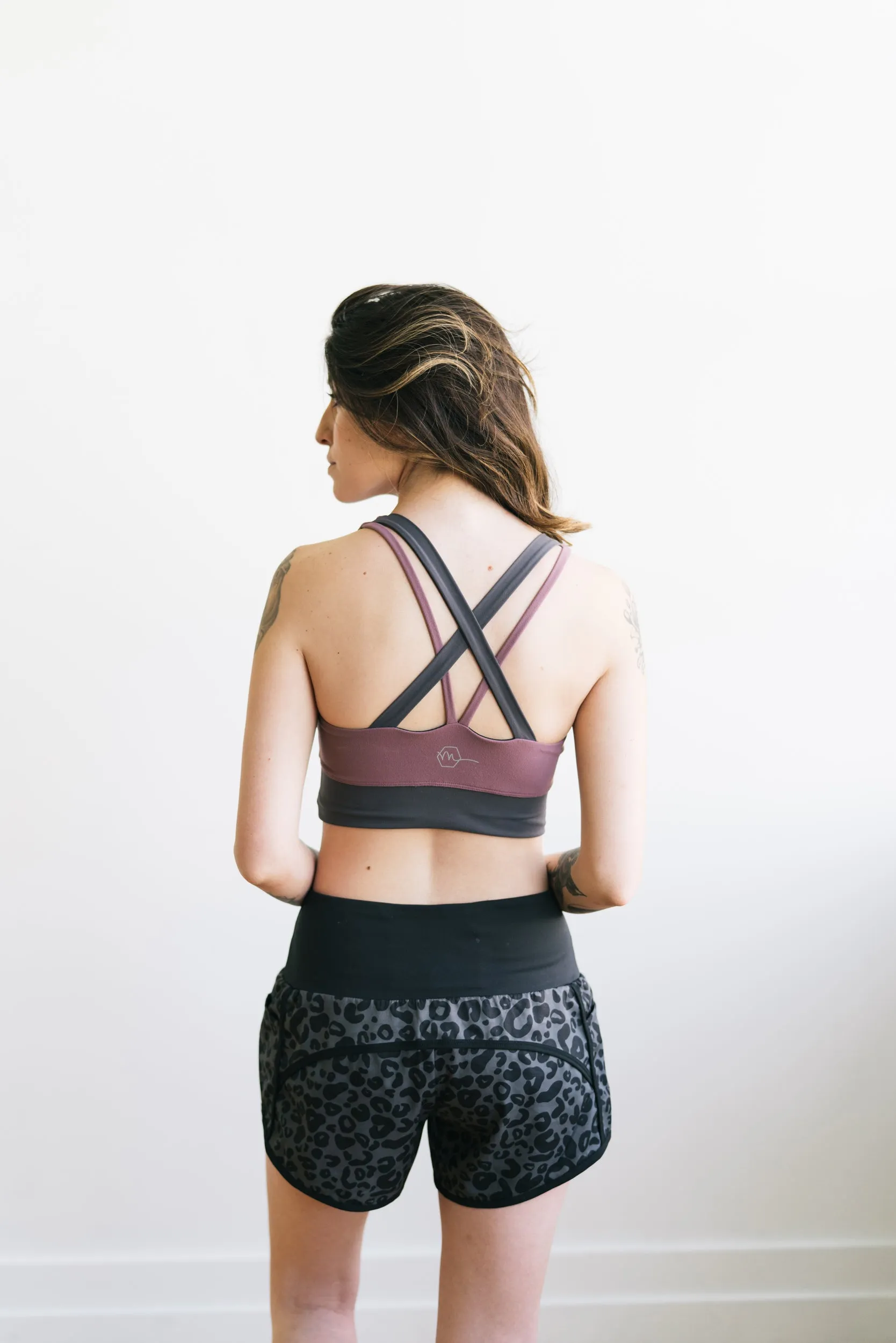 Elite Shorts - 3.5''- Grey Leopard sold by Maven Thread product image thumbnail 5