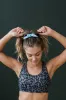 Courage Sports Bra - Gray Leopard | MT SPORT sold by Maven Thread
