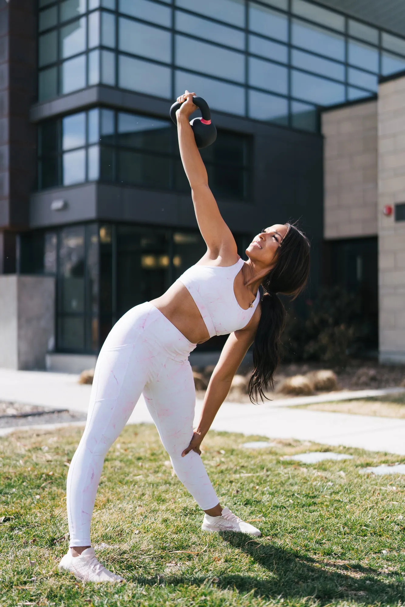 Inspire Leggings - Pink Marble | MT SPORT sold by Maven Thread product image thumbnail 3