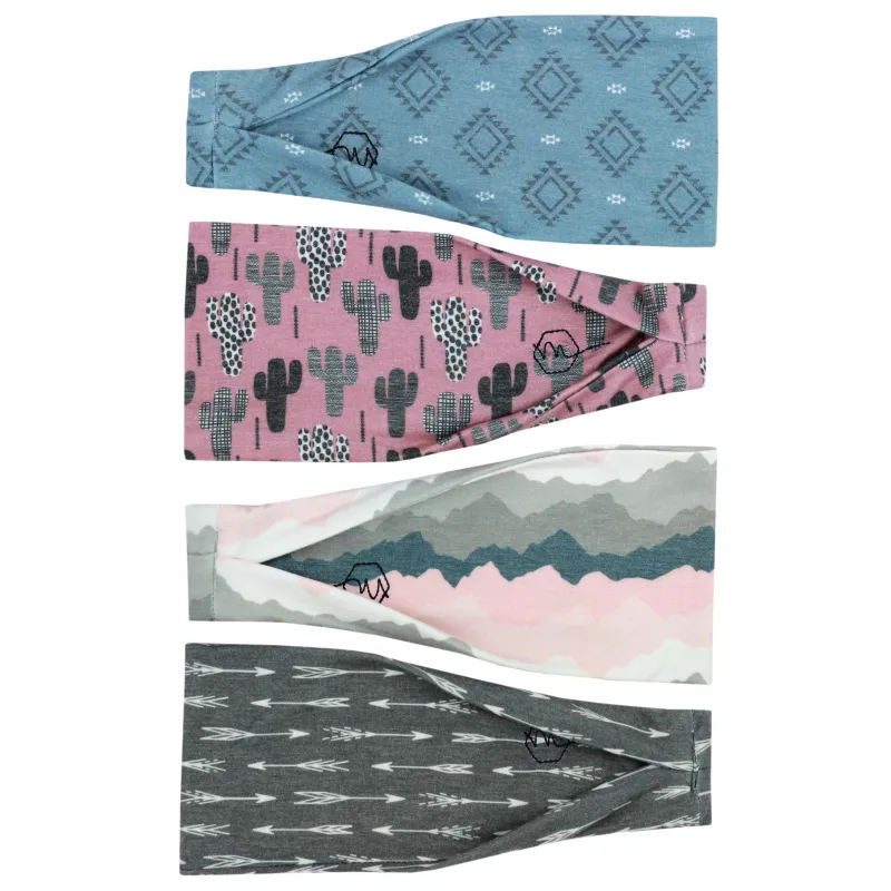 TRIBE - 4'' Headband 4-pack sold by Maven Thread