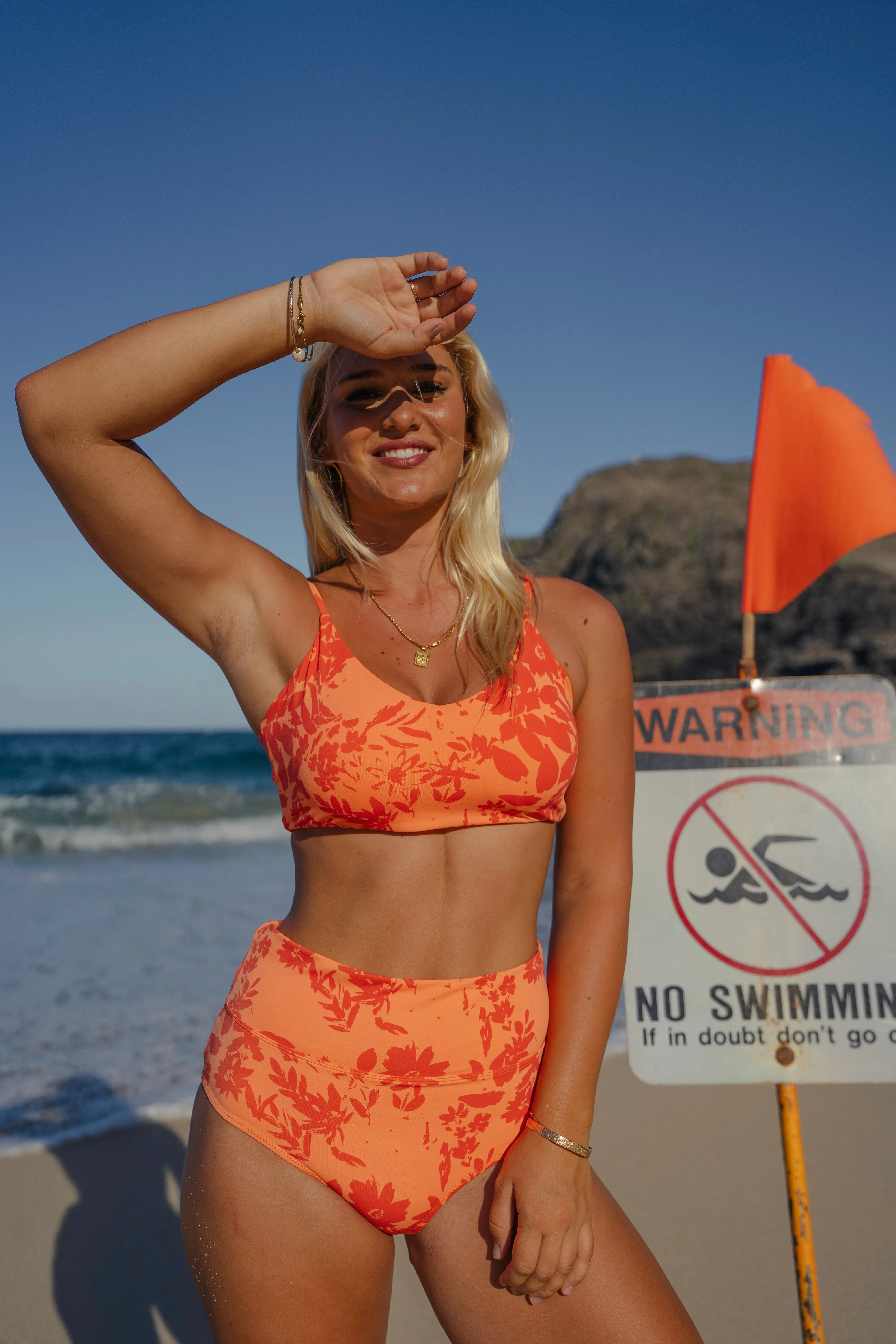 Sunkissed Bikini Top - Citrus Bloom sold by Maven Thread product image thumbnail 2