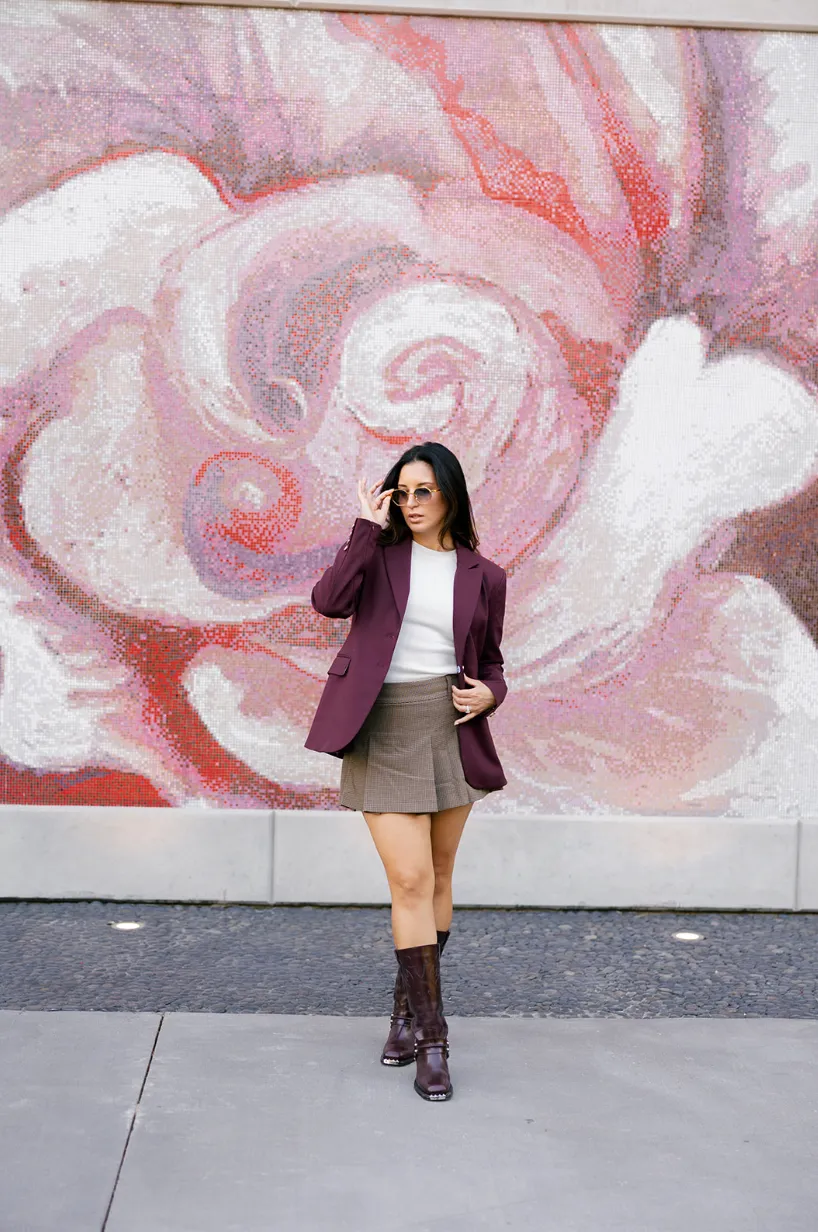Julie's Summer Wine | Women's Bordeaux Adaptable Blazer sold by PWR MWN product image thumbnail 3