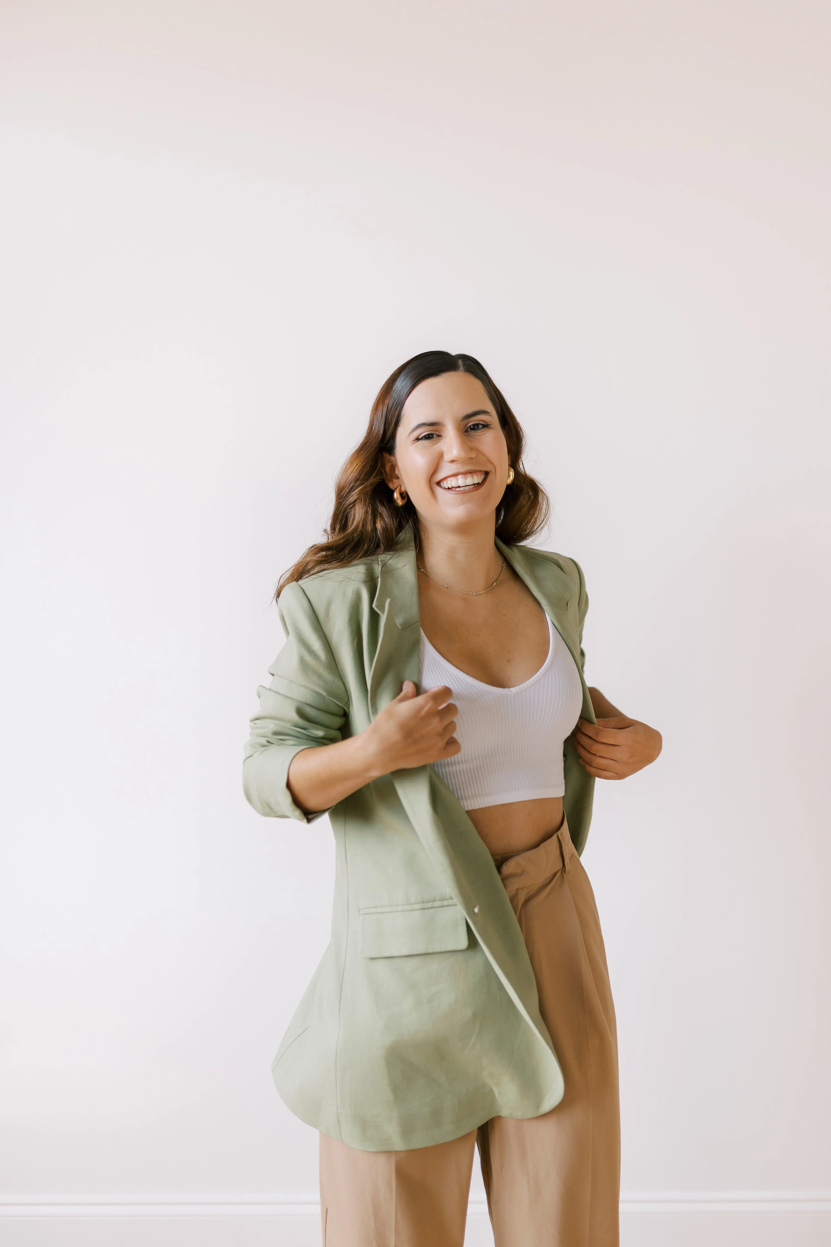 The Birds And The Bees | Women's Linen Blazer Suit Jacket sold by PWR MWN