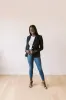 The Miss Noir | Women's Black Oversized Blazer Suit Jacket sold by PWR MWN