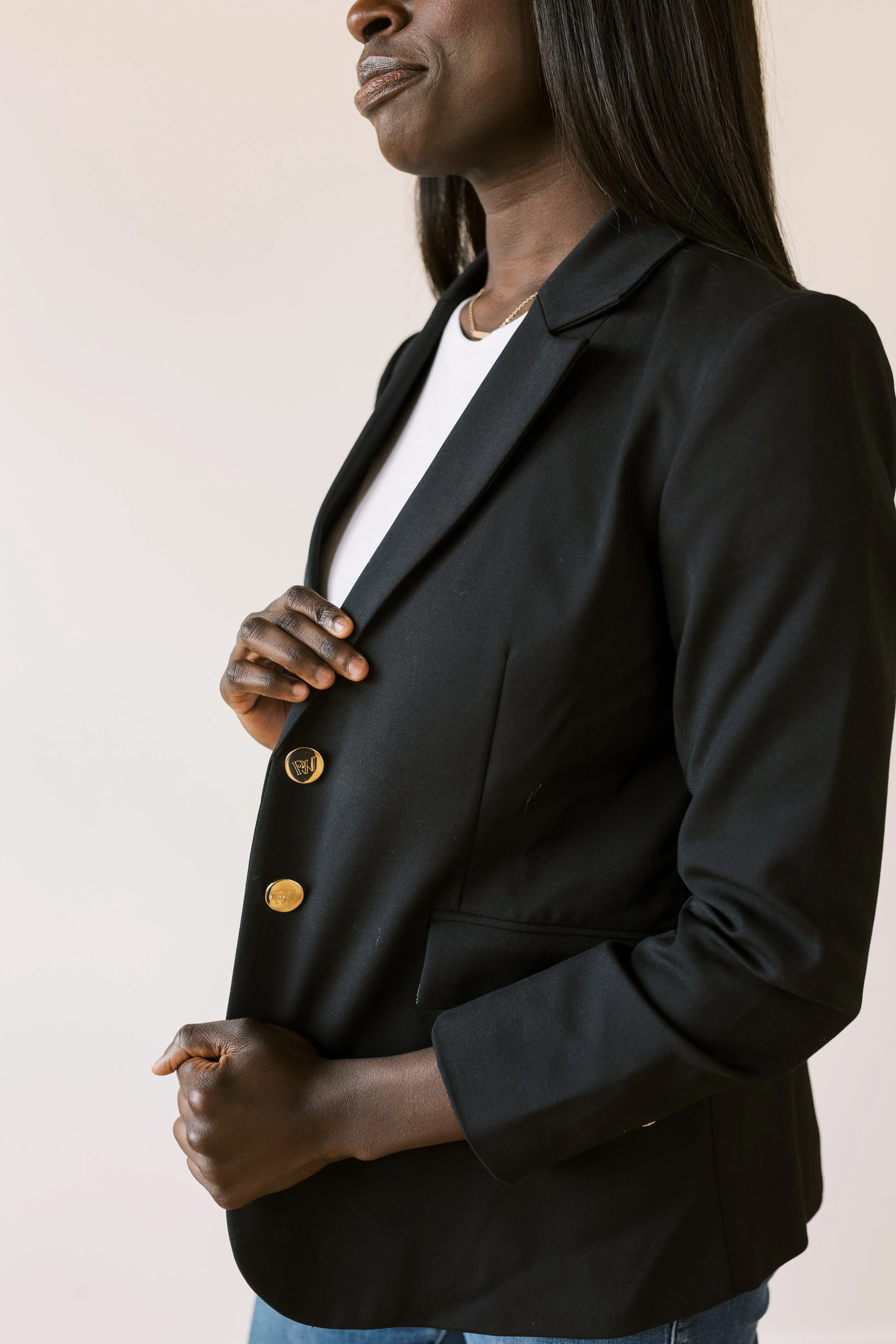 The Miss Noir | Women's Black Oversized Blazer Suit Jacket sold by PWR MWN product image thumbnail 5