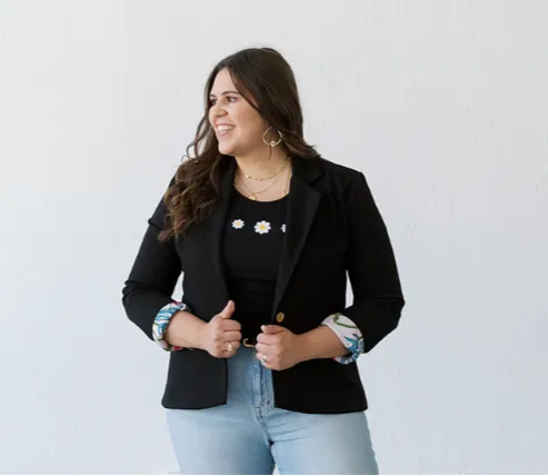 She Means Business | Women's Black Blazer Suit Jacket sold by PWR MWN product image thumbnail 5