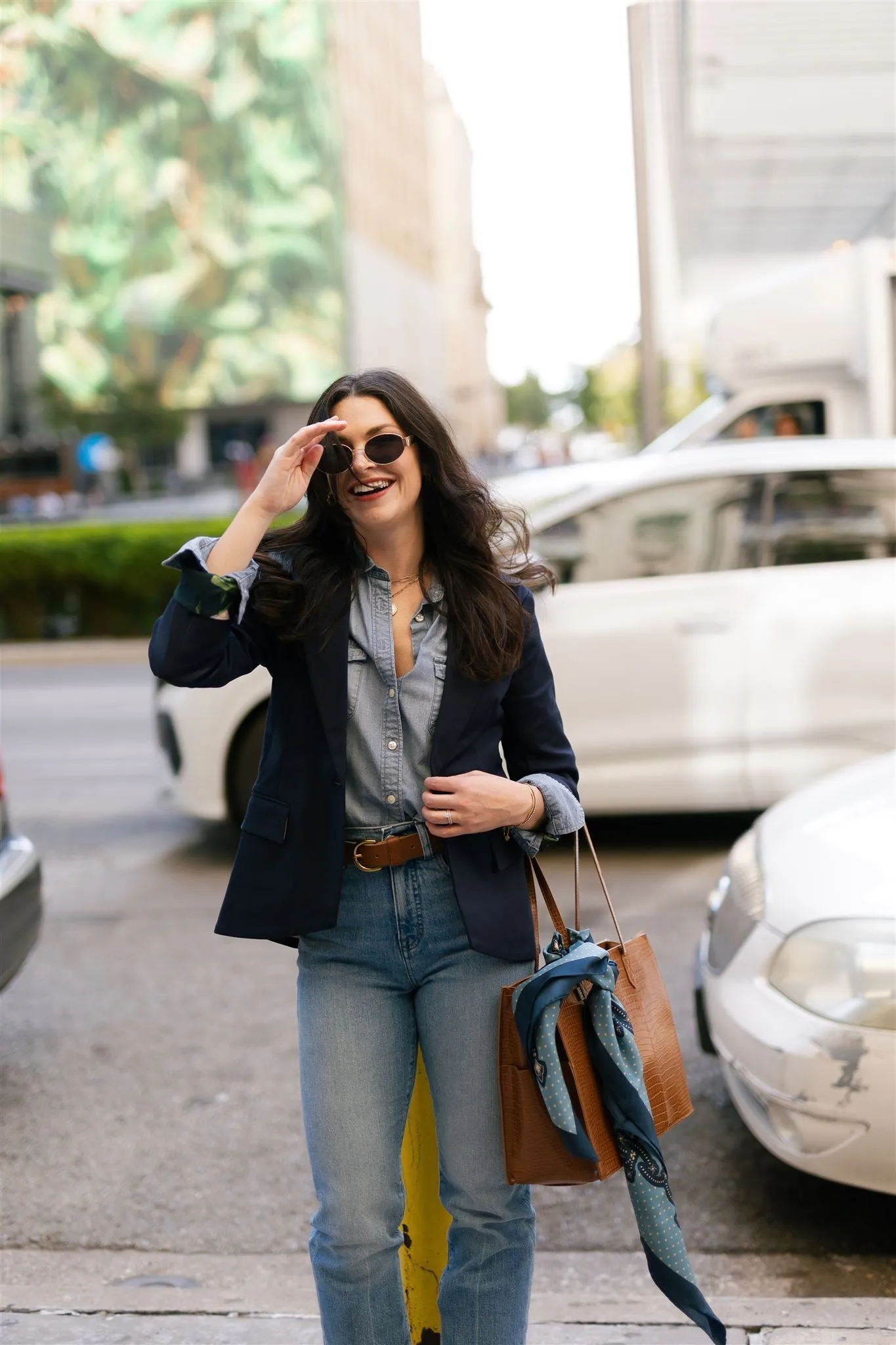 Class(y) Action Lawsuit | Women’s Navy Blue Blazer Suit Jacket sold by PWR MWN