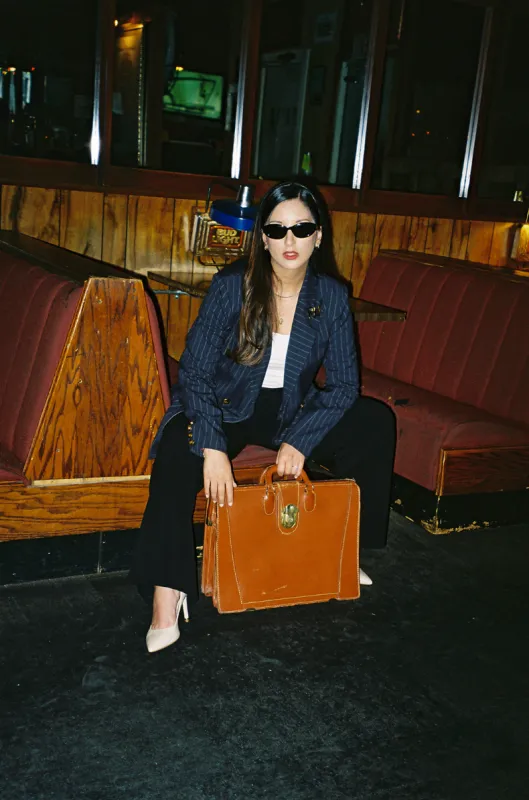 The New York Minute | Women's Pinstripe Jacket sold by PWR MWN