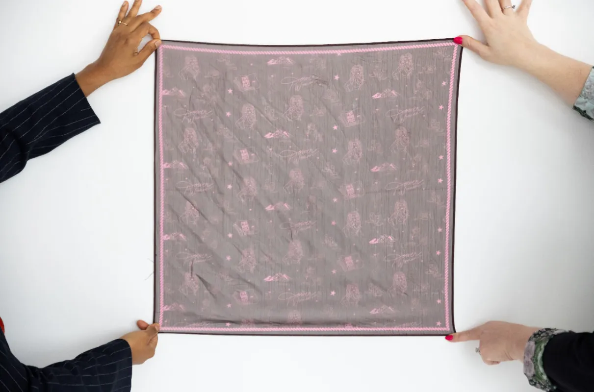 The Dolly Scarf sold by PWR MWN