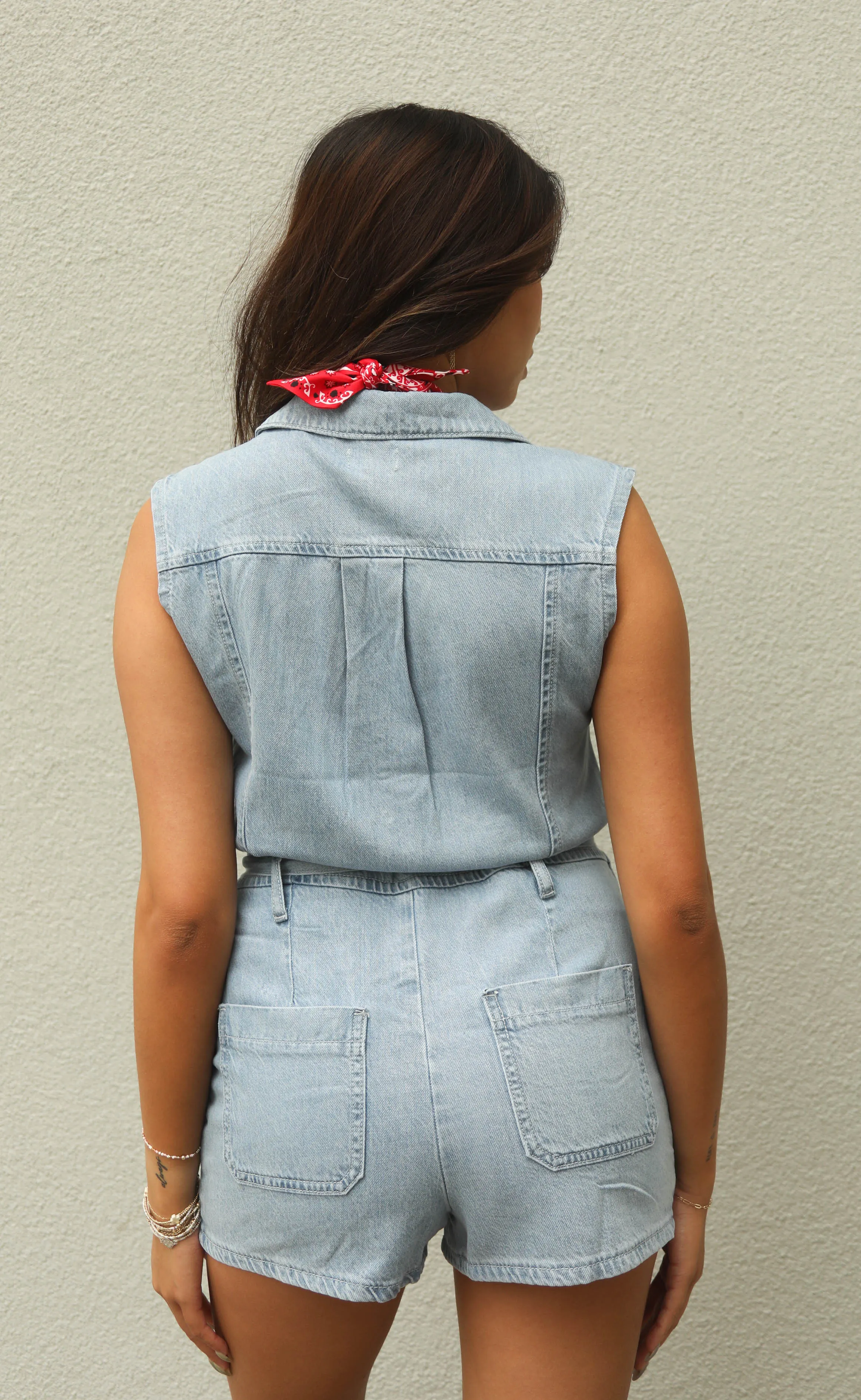 z supply: dash twill romper sold by RIFFRAFF product image thumbnail 3