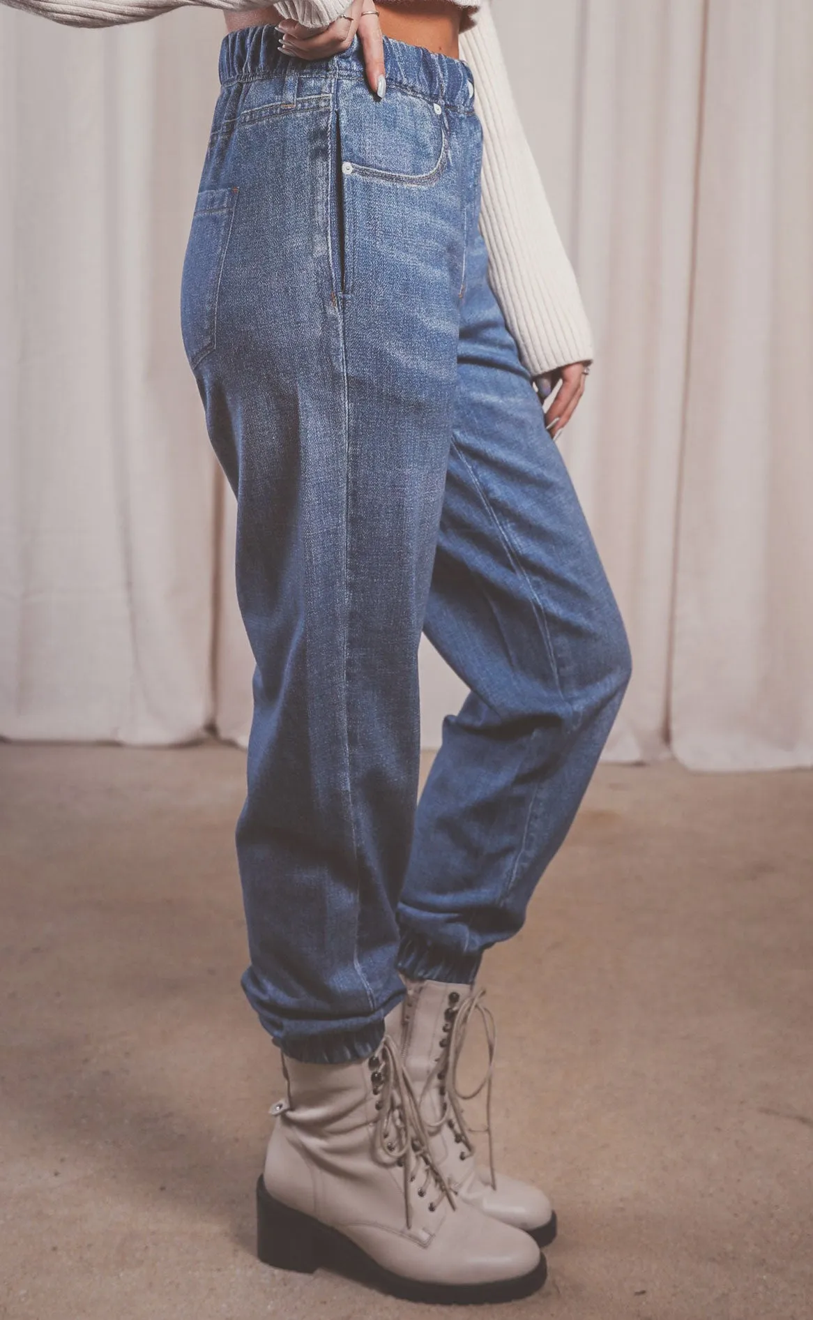 blank nyc: overthink it jogger sold by RIFFRAFF product image thumbnail 3