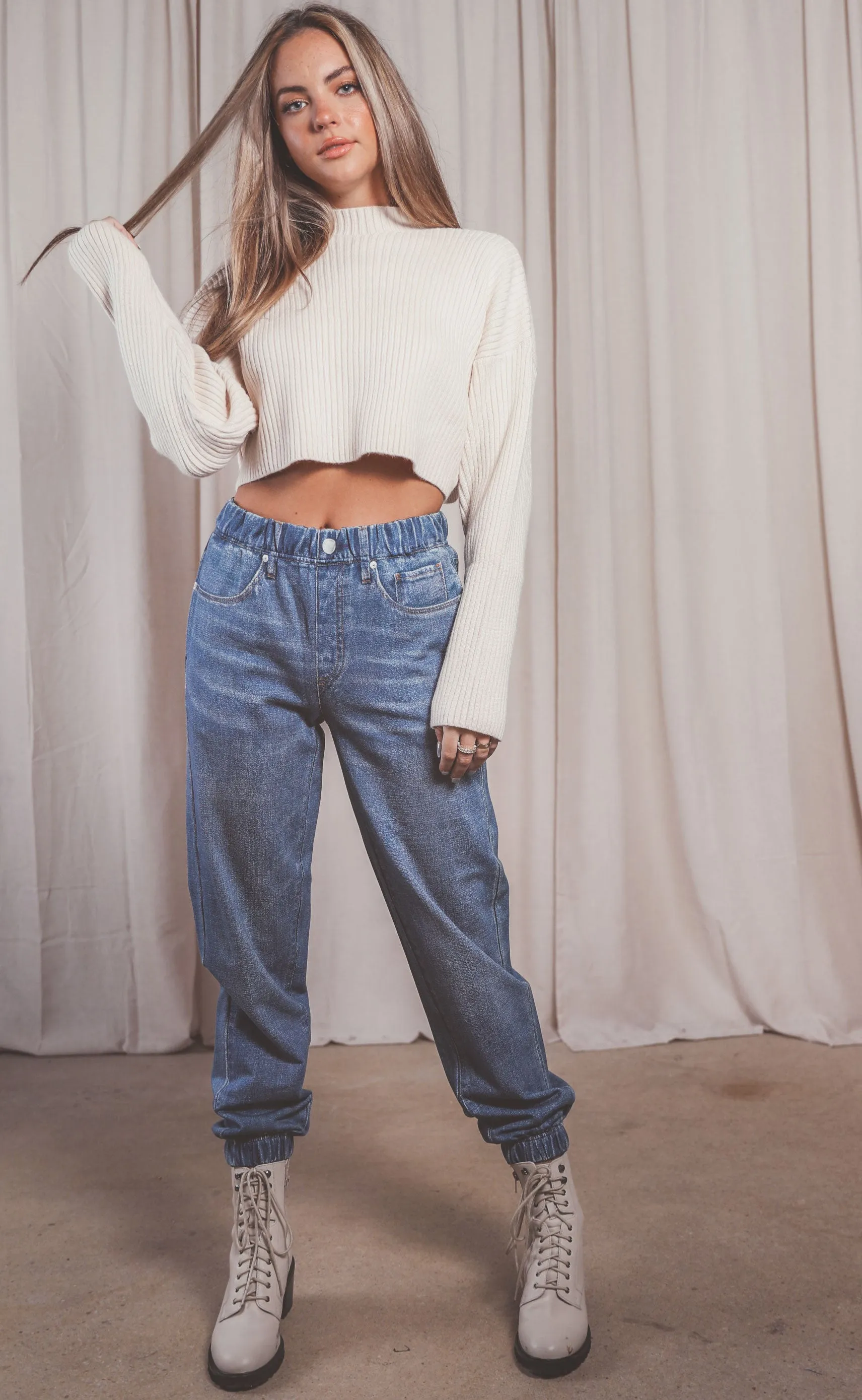 blank nyc: overthink it jogger sold by RIFFRAFF product image thumbnail 2