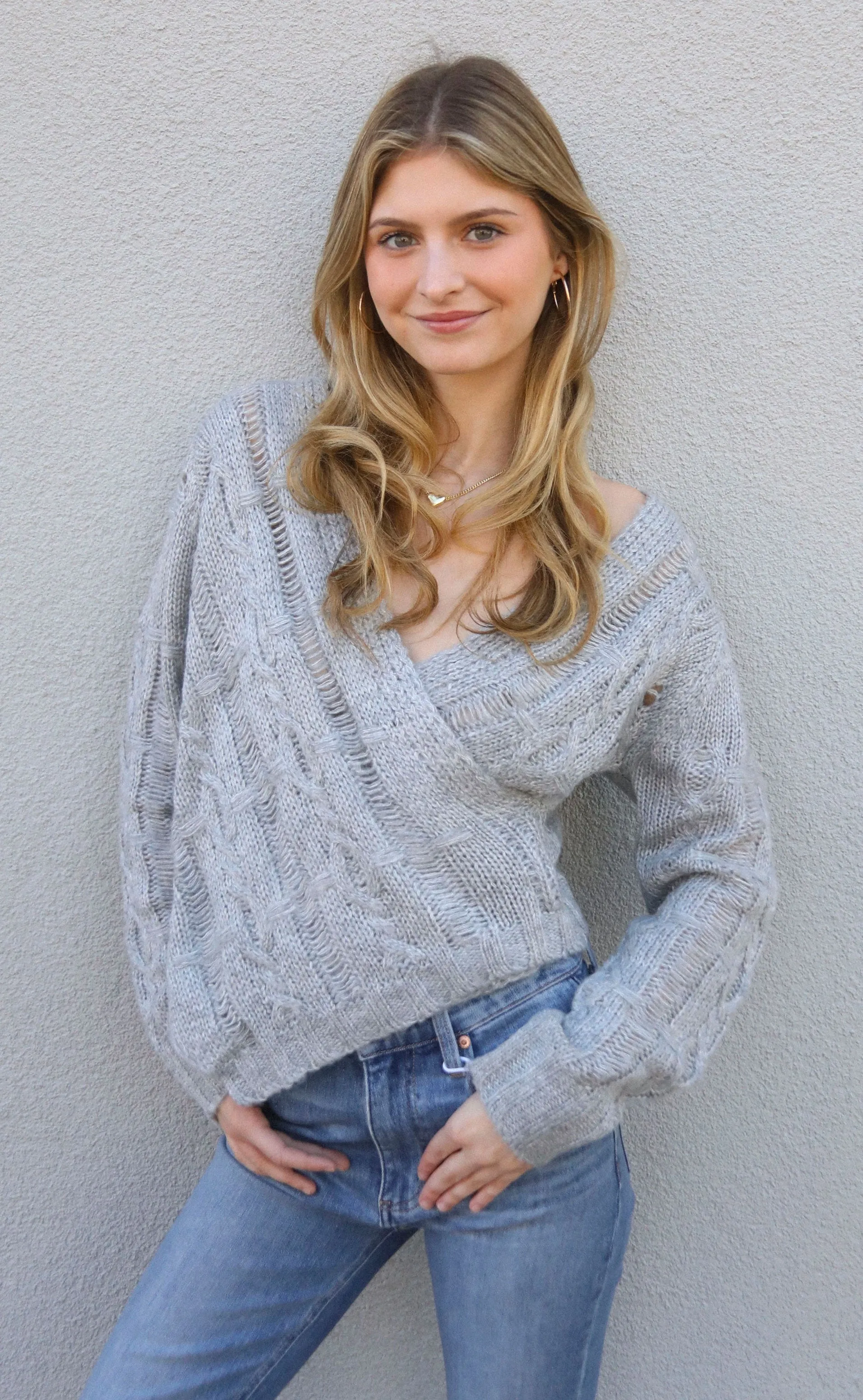 ease my mind sweater sold by RIFFRAFF