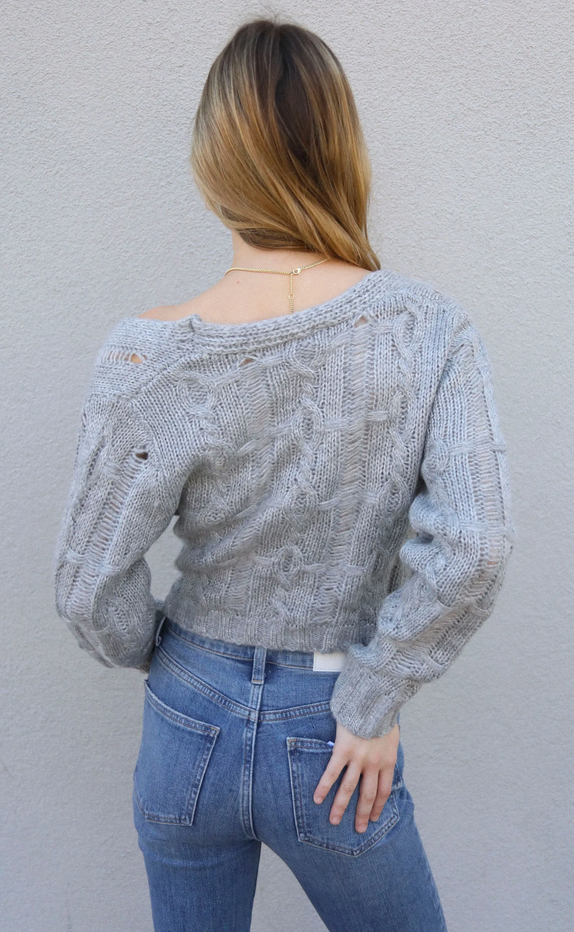 ease my mind sweater sold by RIFFRAFF product image thumbnail 2