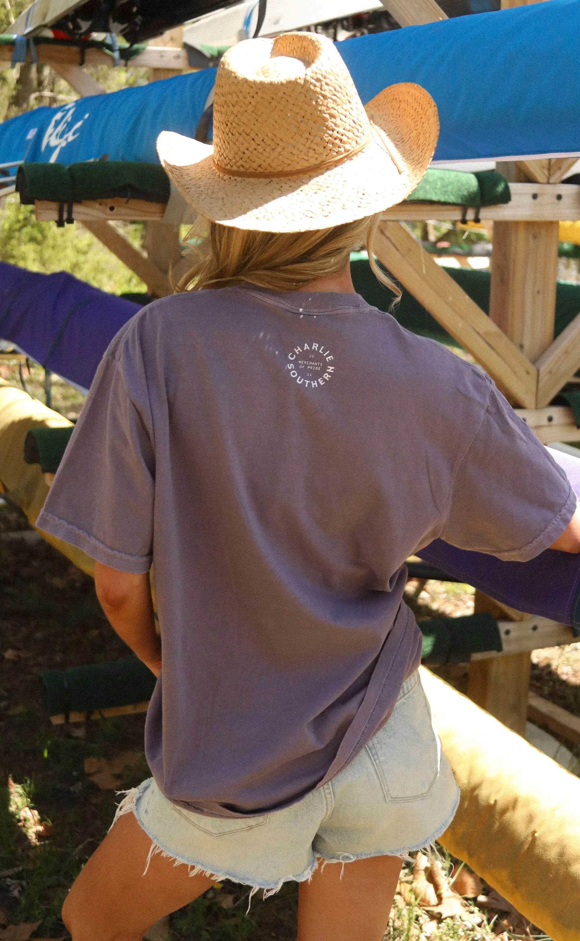 charlie southern: classic lake tee - purple sold by RIFFRAFF product image thumbnail 4