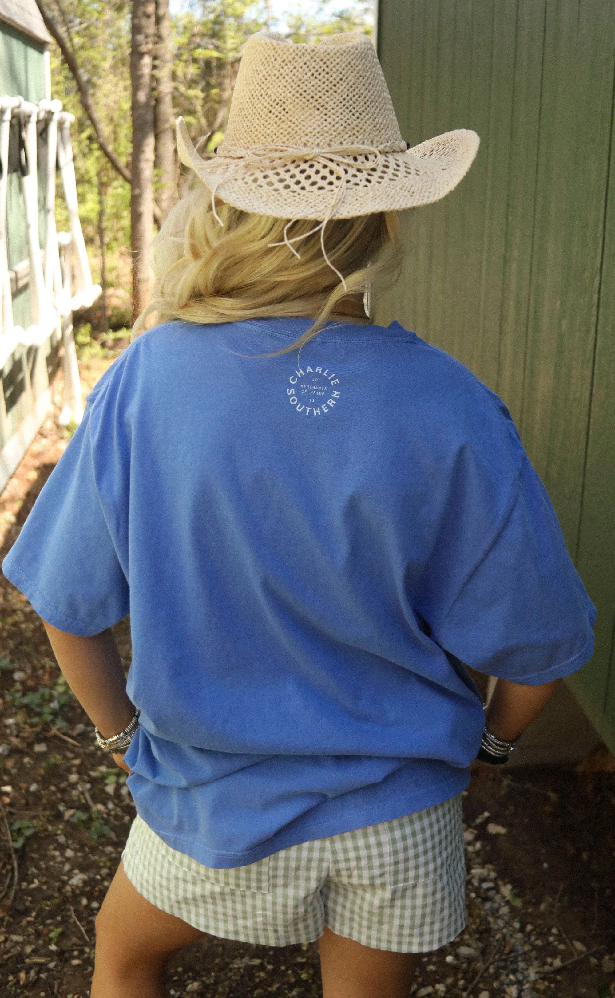 charlie southern: classic lake tee - blue sold by RIFFRAFF product image thumbnail 5