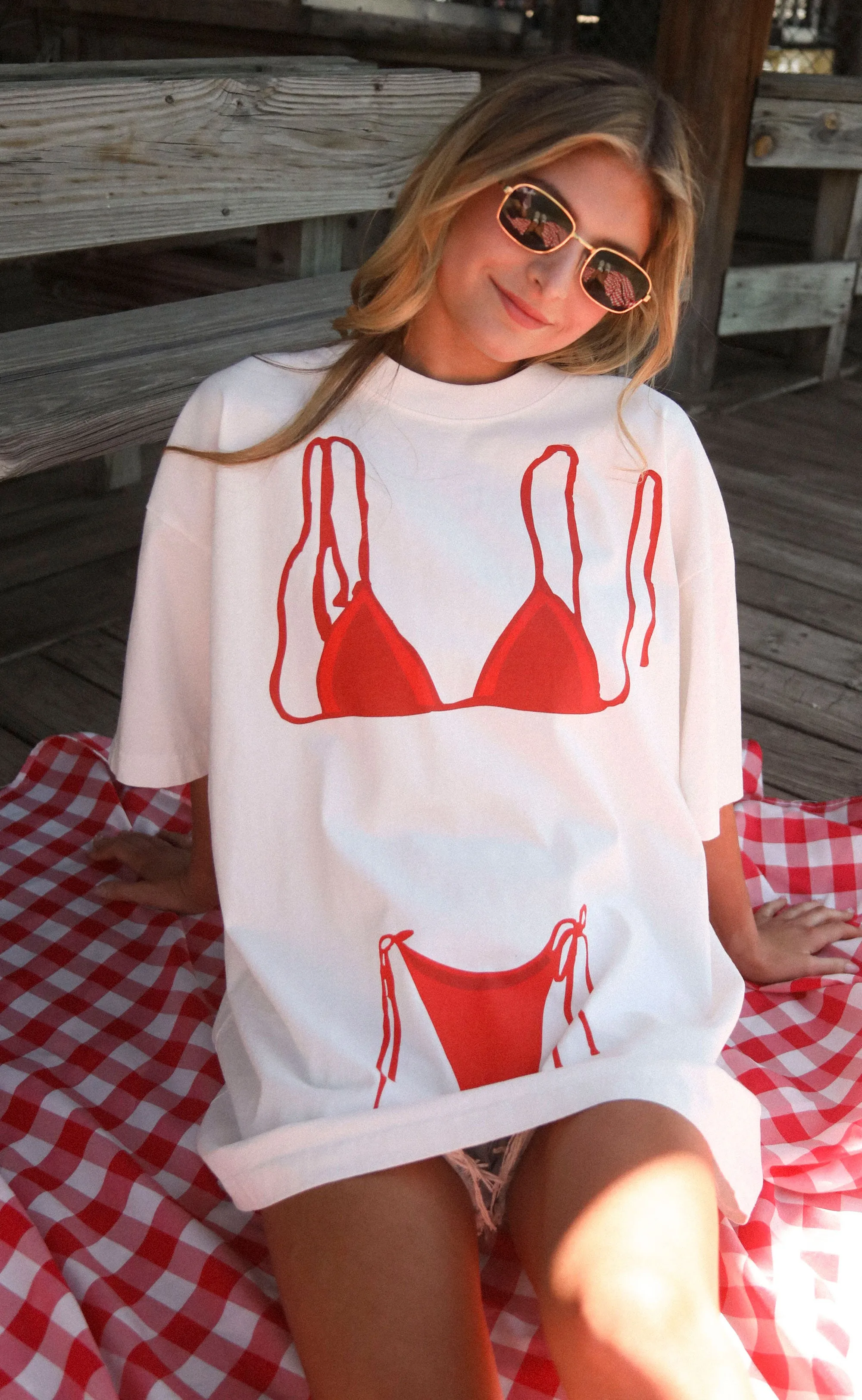 charlie southern: bikini tee sold by RIFFRAFF product image thumbnail 3
