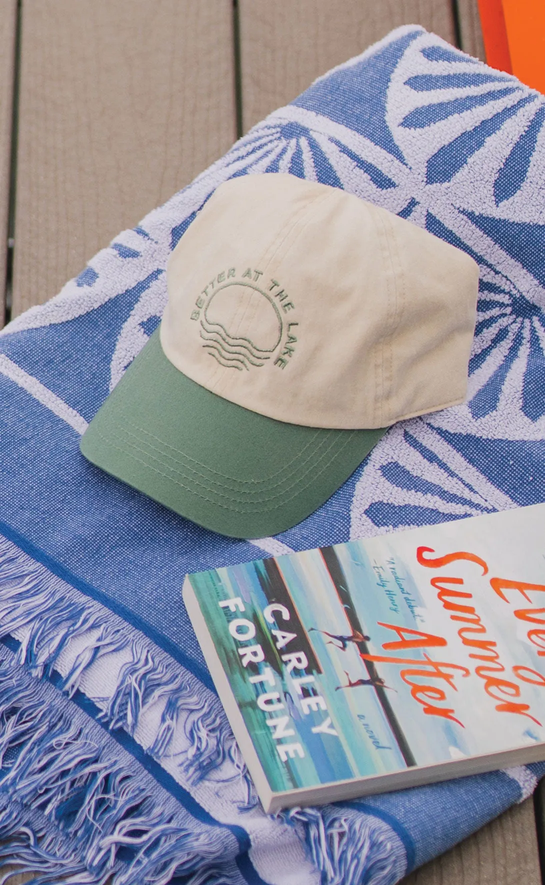 jo johnson: better at the lake hat sold by RIFFRAFF