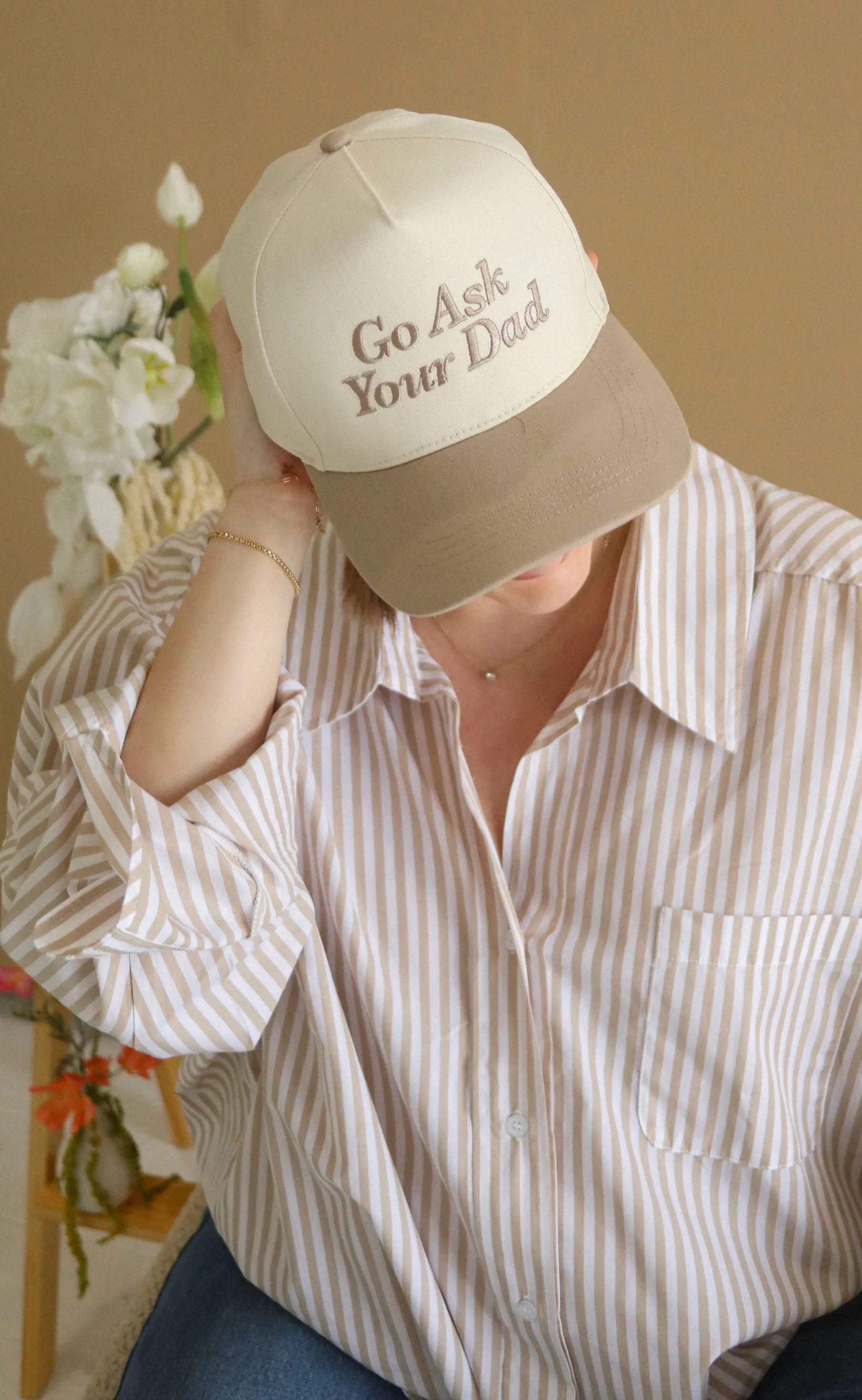 friday + saturday: go ask your dad trucker sold by RIFFRAFF product image thumbnail 3