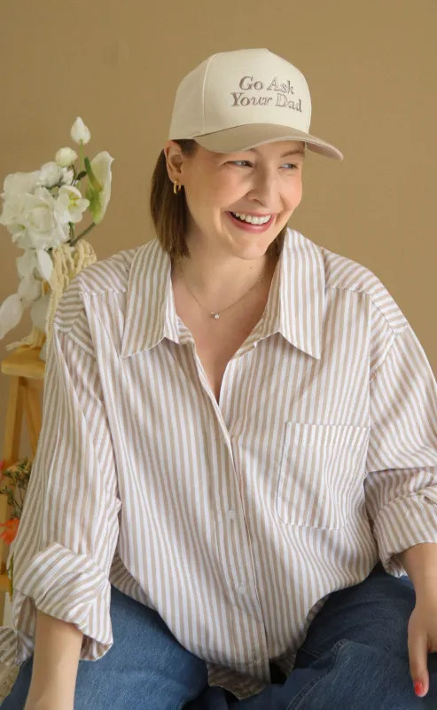 friday + saturday: go ask your dad trucker sold by RIFFRAFF