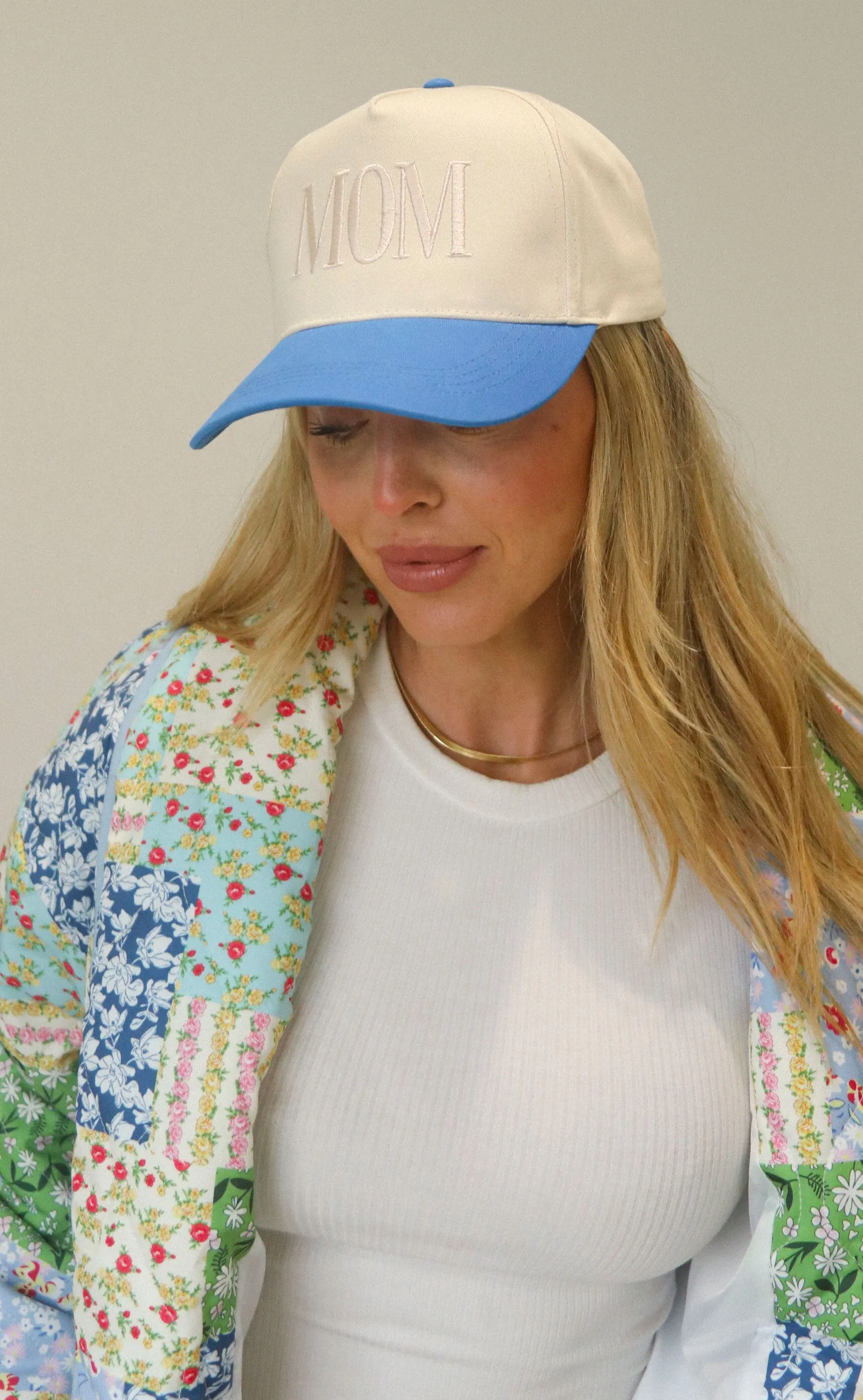 friday + saturday: mom trucker - blue sold by RIFFRAFF