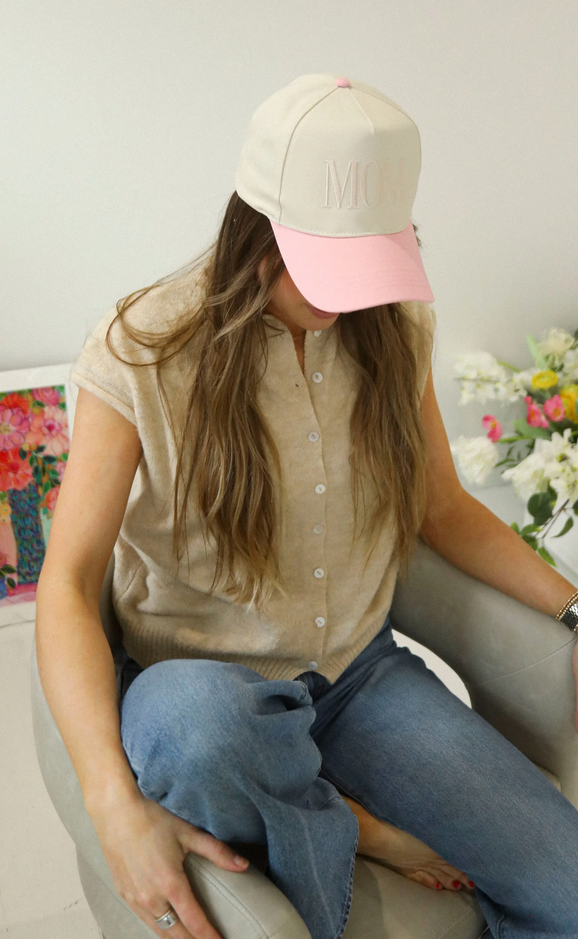 friday + saturday: mom trucker - pink sold by RIFFRAFF product image thumbnail 2