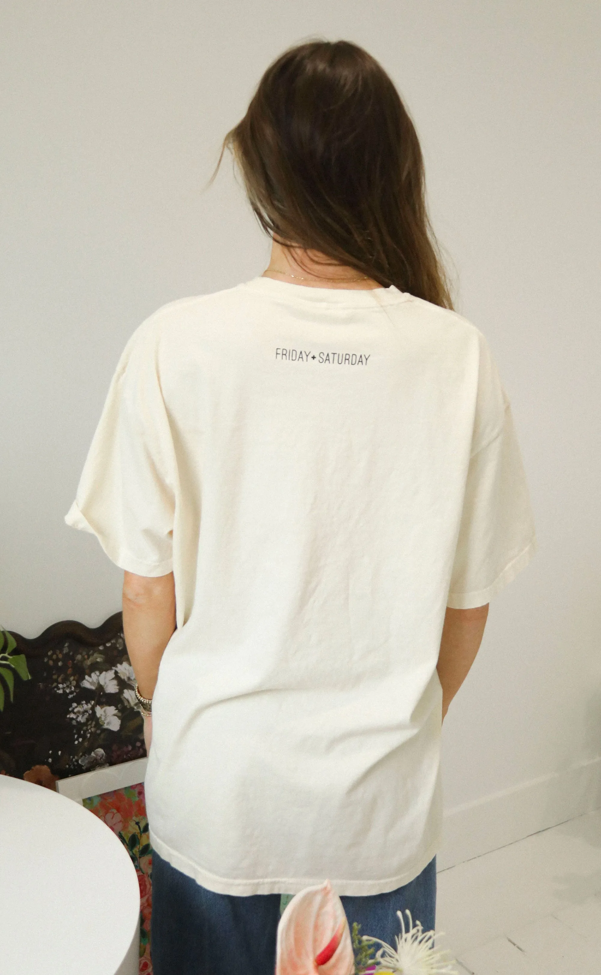 friday + saturday: go ask your dad tee sold by RIFFRAFF product image thumbnail 4