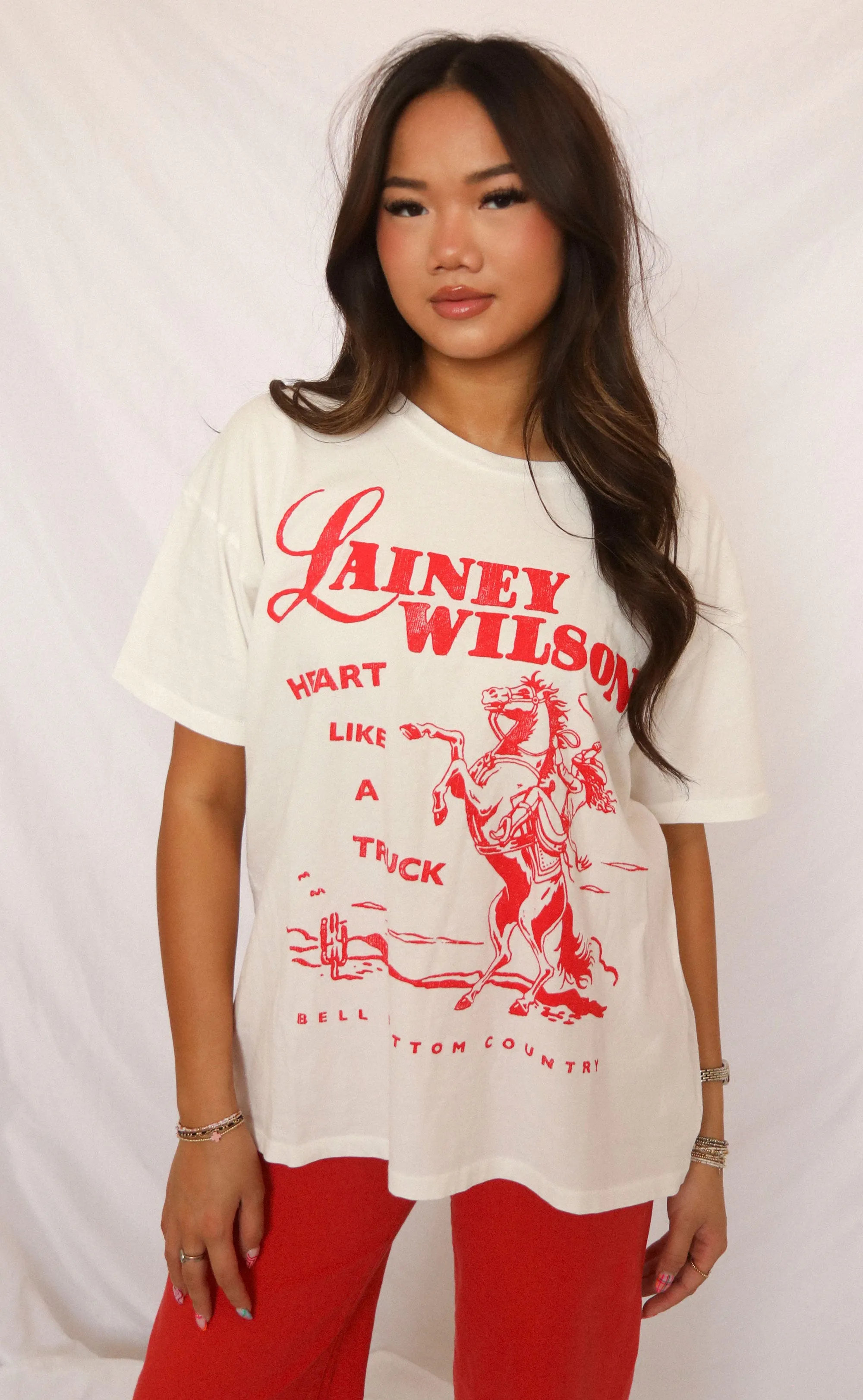 daydreamer: lainey wilson bell bottom country merch tee sold by RIFFRAFF