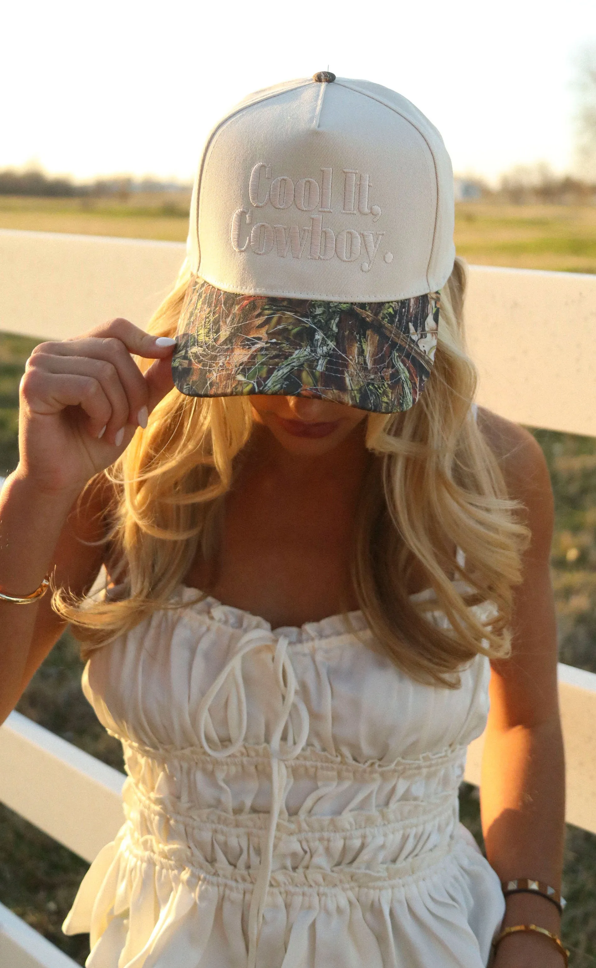 charlie southern: cool it cowboy trucker - camo sold by RIFFRAFF product image thumbnail 2