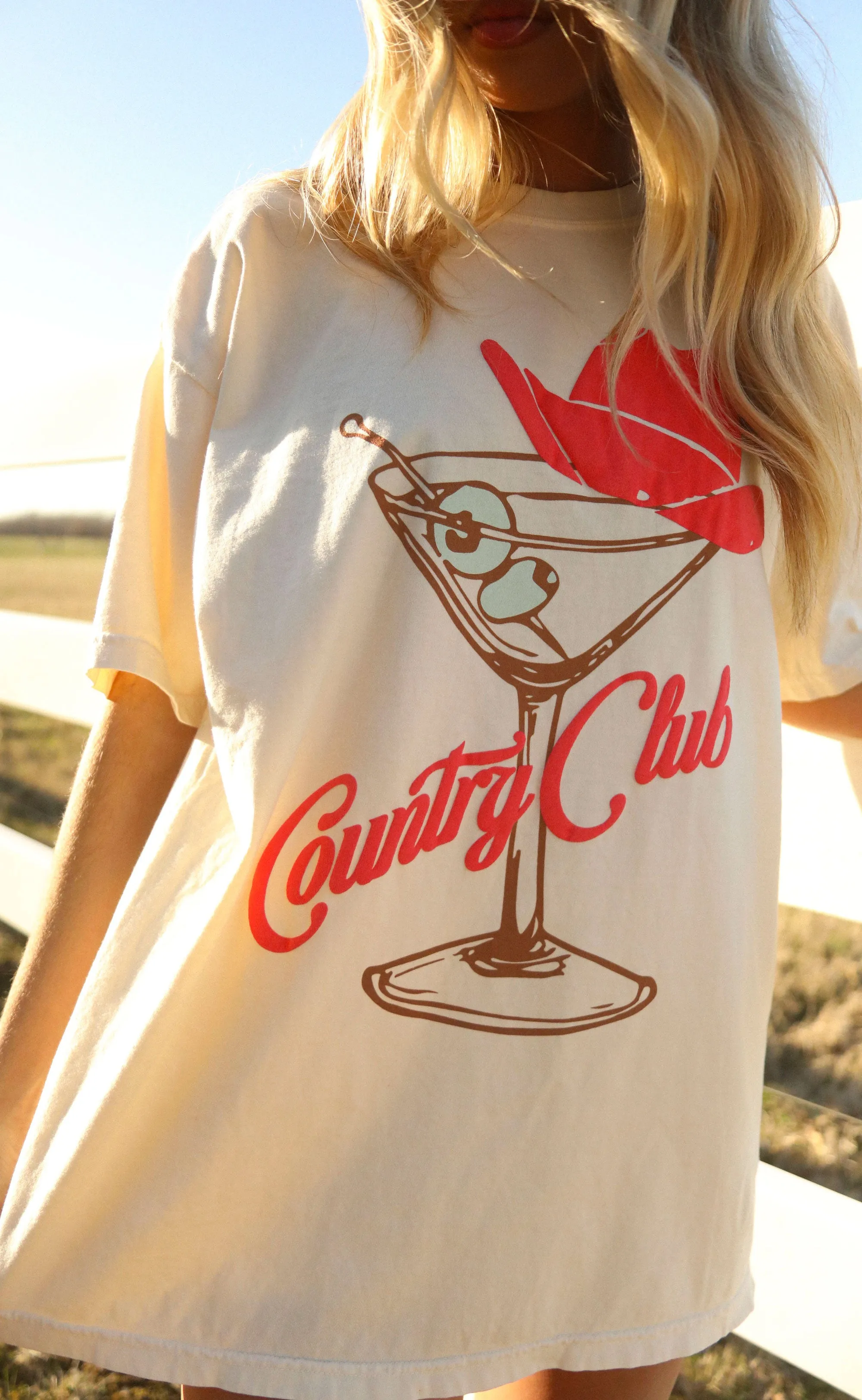 charlie southern: country club martini tee sold by RIFFRAFF product image thumbnail 2