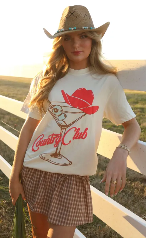 charlie southern: country club martini tee sold by RIFFRAFF