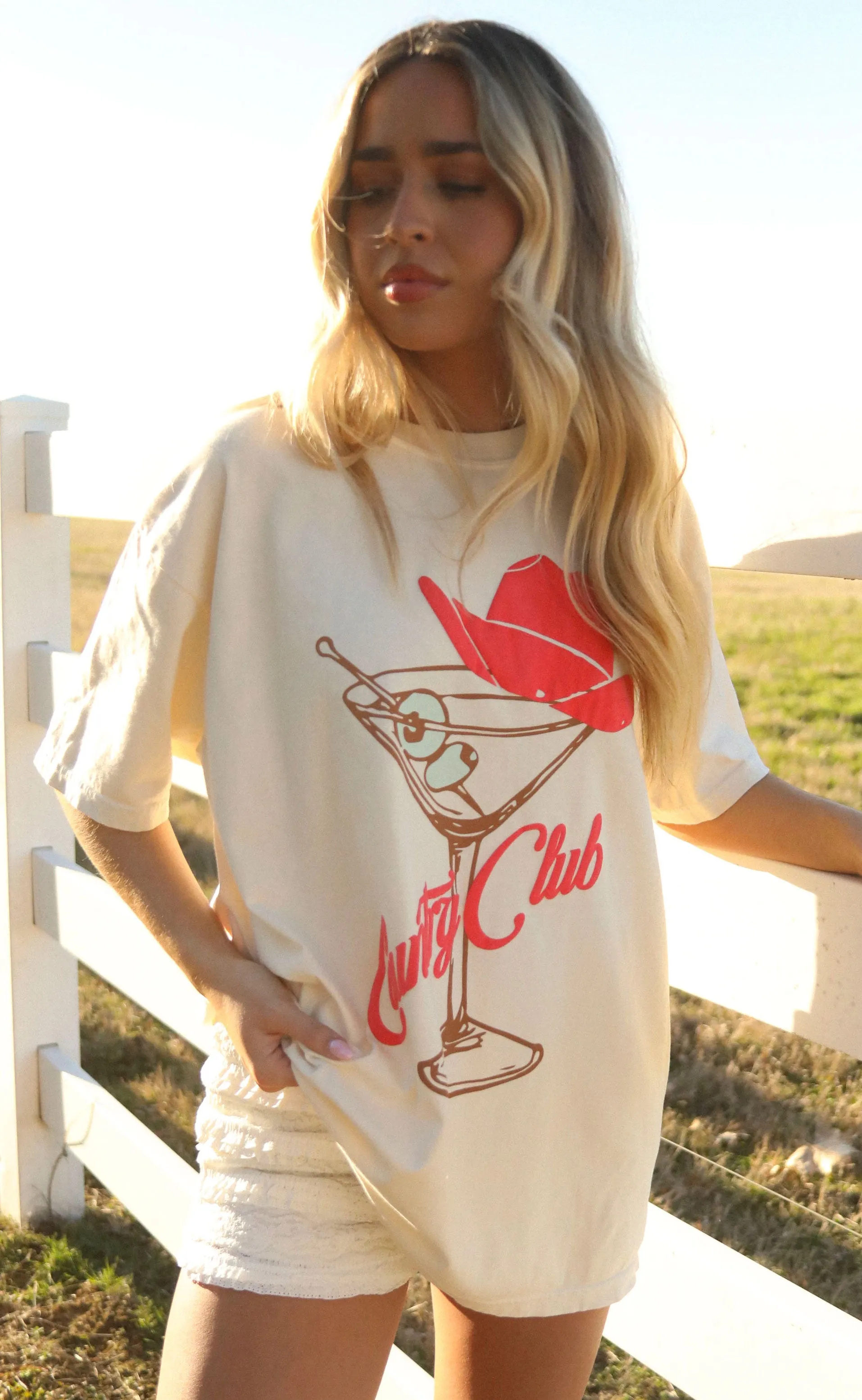 charlie southern: country club martini tee sold by RIFFRAFF product image thumbnail 4