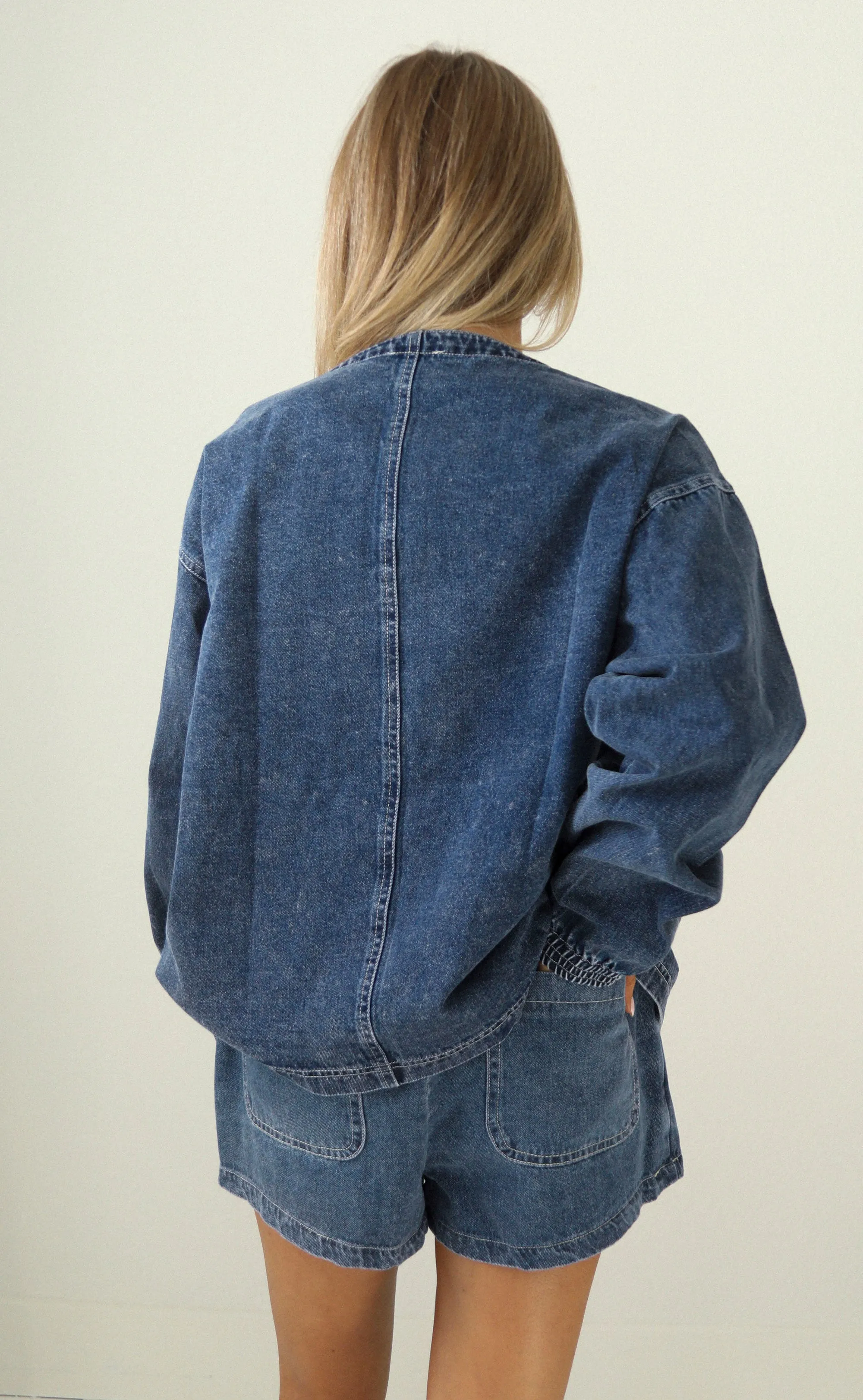 something about you denim jacket sold by RIFFRAFF product image thumbnail 3