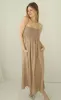 z supply: beachside midi dress - iced coffee sold by RIFFRAFF