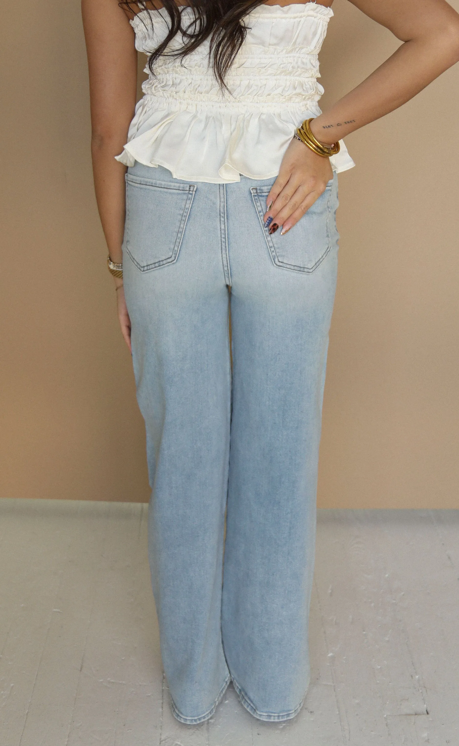 far out high rise wide leg - blooming vintage sold by RIFFRAFF product image thumbnail 2