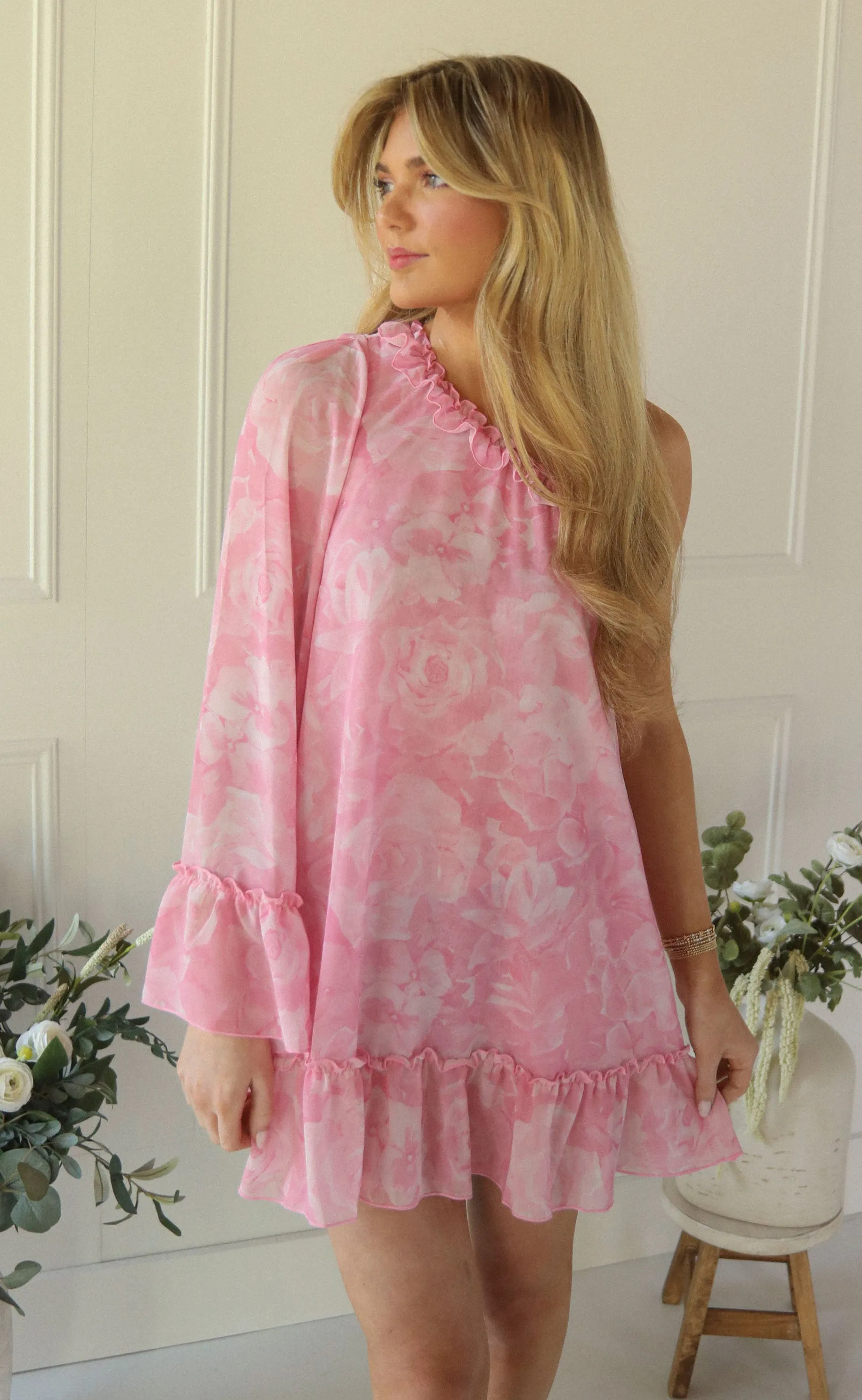 show me your mumu: wonder mini dress - sweet pink sold by RIFFRAFF product image thumbnail 2