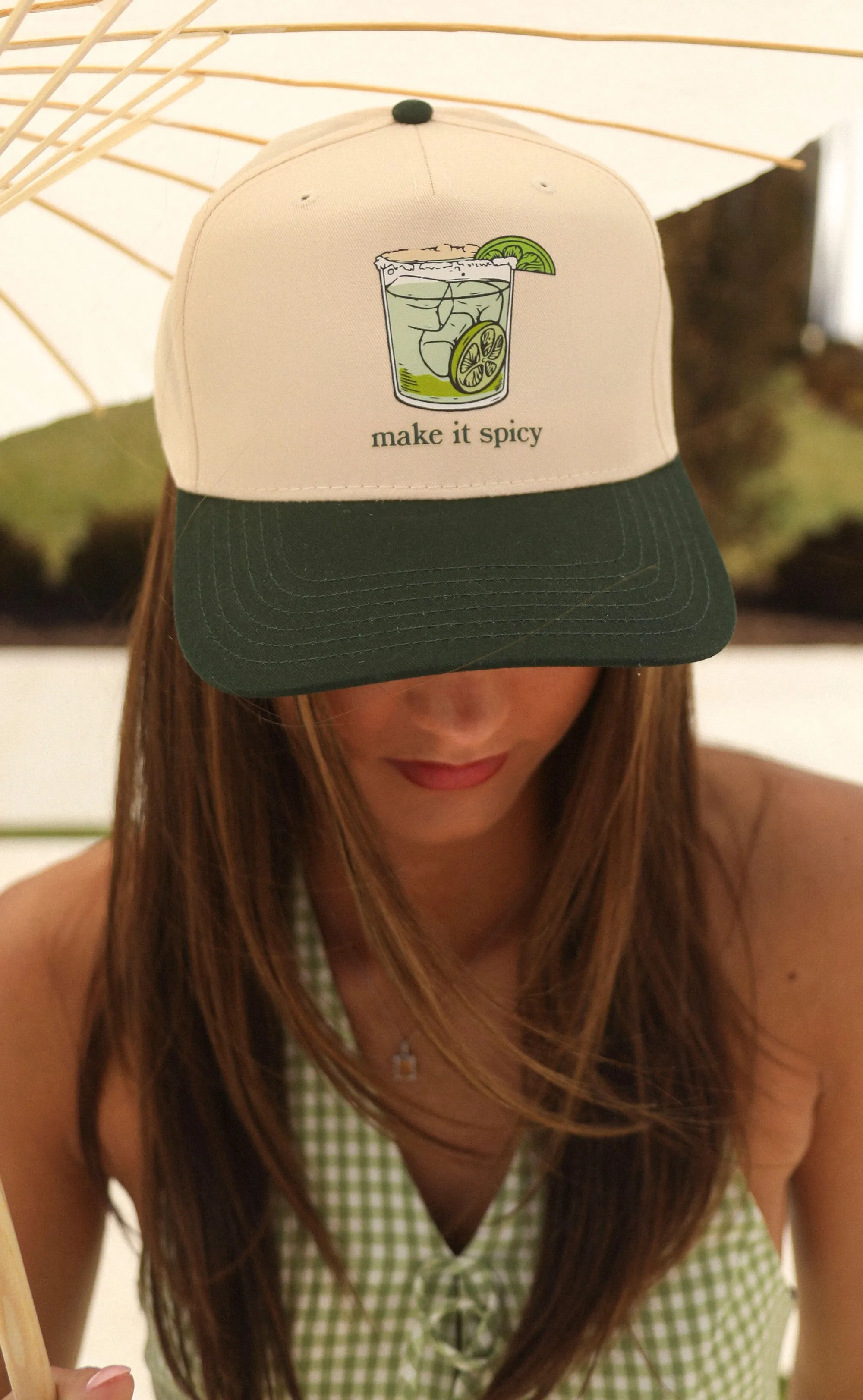 friday + saturday: spicy margs trucker sold by RIFFRAFF